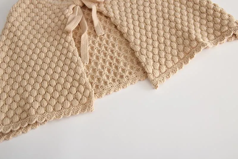 Knitted Poncho Sweater