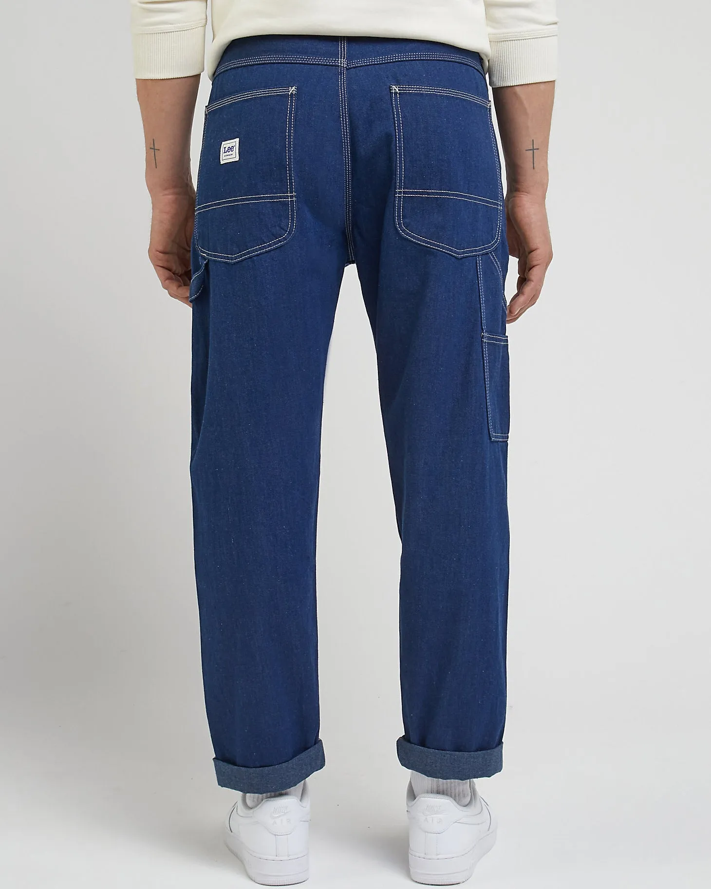 Lee Relaxed Fit Mens Jelt Denim Carpenter Pant - Rinse