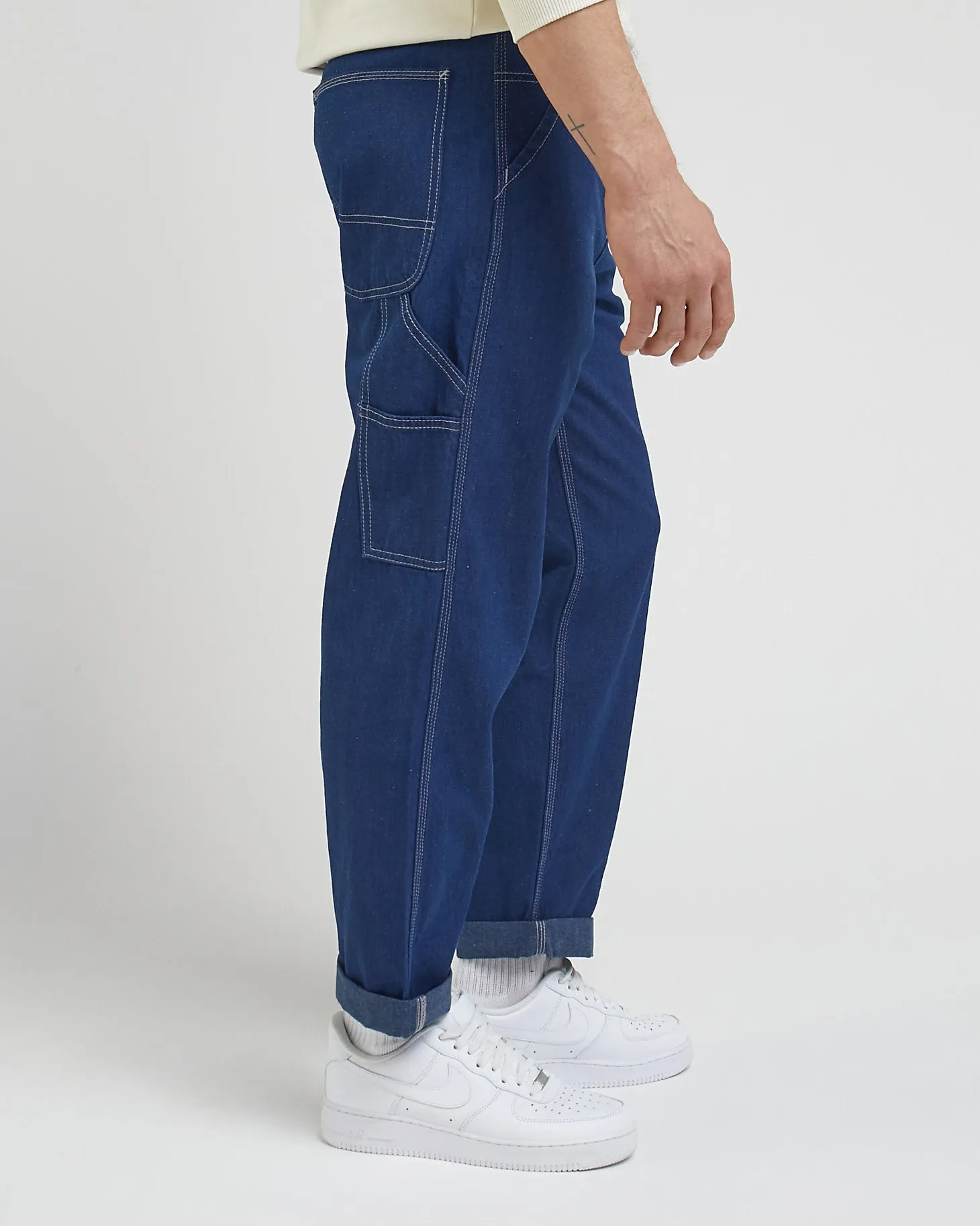 Lee Relaxed Fit Mens Jelt Denim Carpenter Pant - Rinse