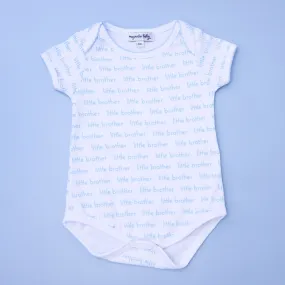 Little Brother Print Short Sleeve Bodysuit