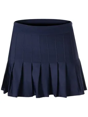 Lucky in Love Ultraviolet Long Retro Pleated Skirt