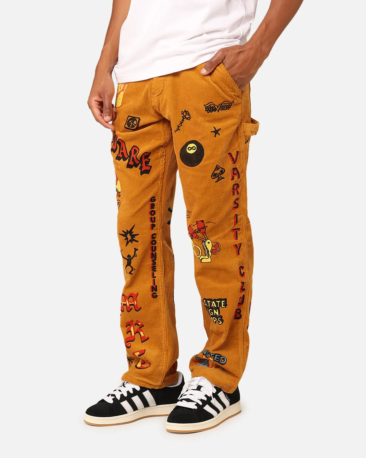 Market Boosted Club Corduroy Pants Rattan