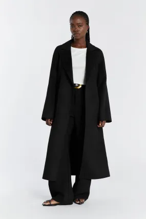 MATILDA BLACK WOOL FELT COAT