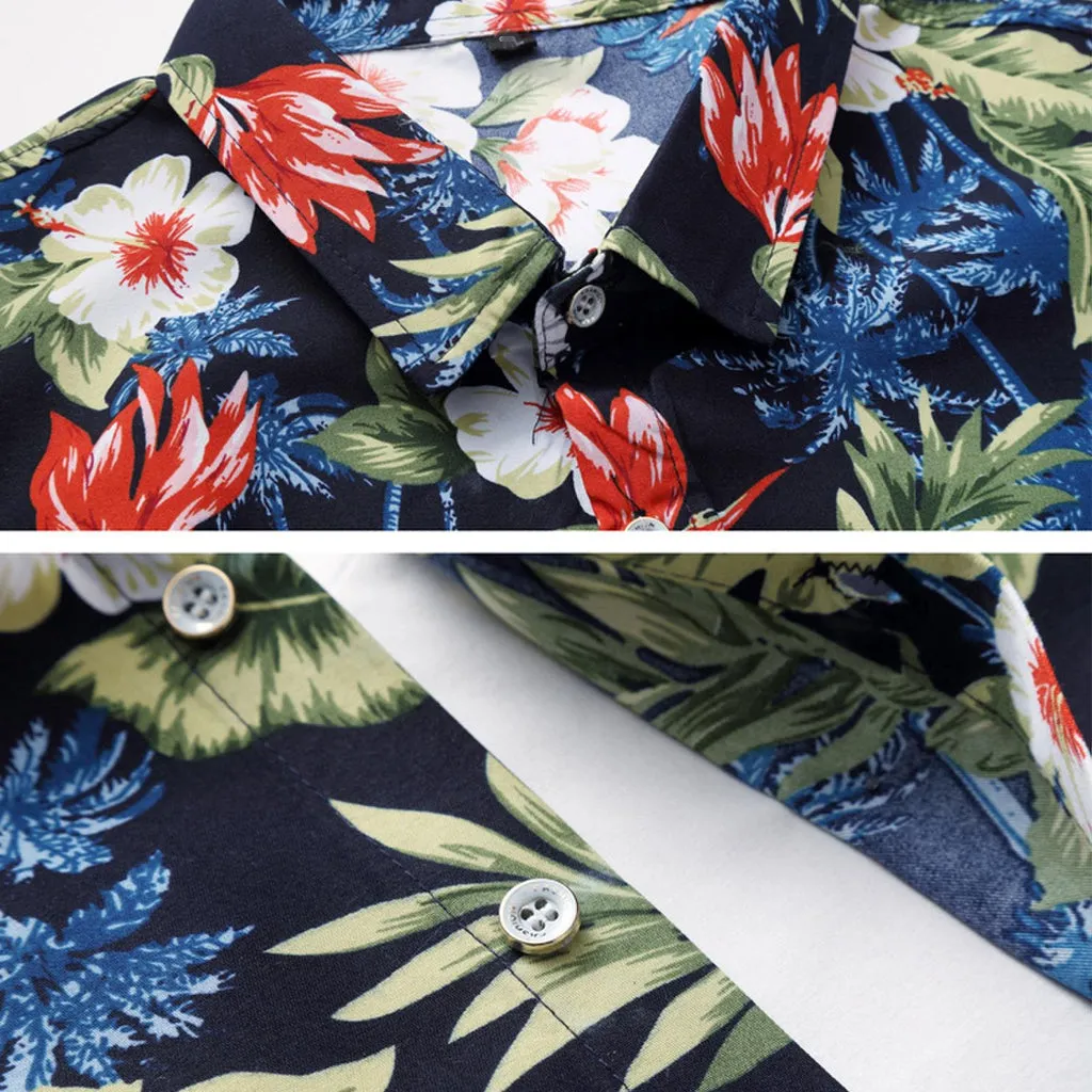 Mens Floral Print Shirt