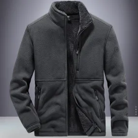 Men's Polar Fleece Sports Jacket - Ultimate Warmth & Comfort for Outdoor Adventures