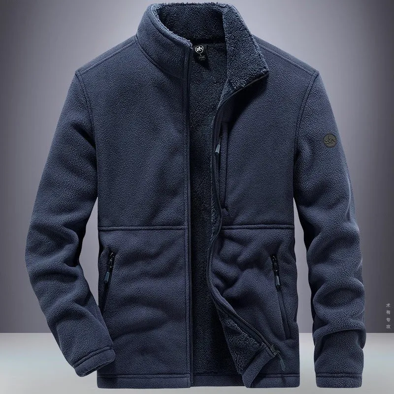 Men's Polar Fleece Sports Jacket - Ultimate Warmth & Comfort for Outdoor Adventures