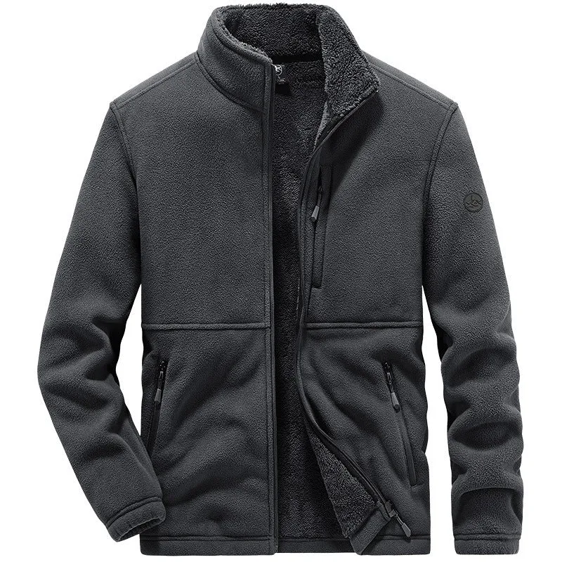 Men's Polar Fleece Sports Jacket - Ultimate Warmth & Comfort for Outdoor Adventures