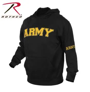 Military Embroidered Pullover Hoodies