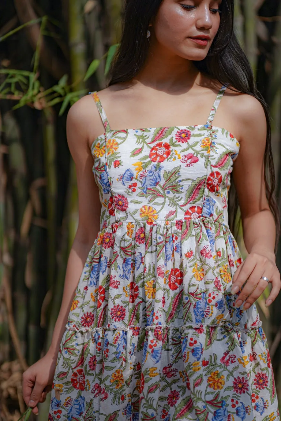 Mini Summer Dress - Flower Print | BABITA