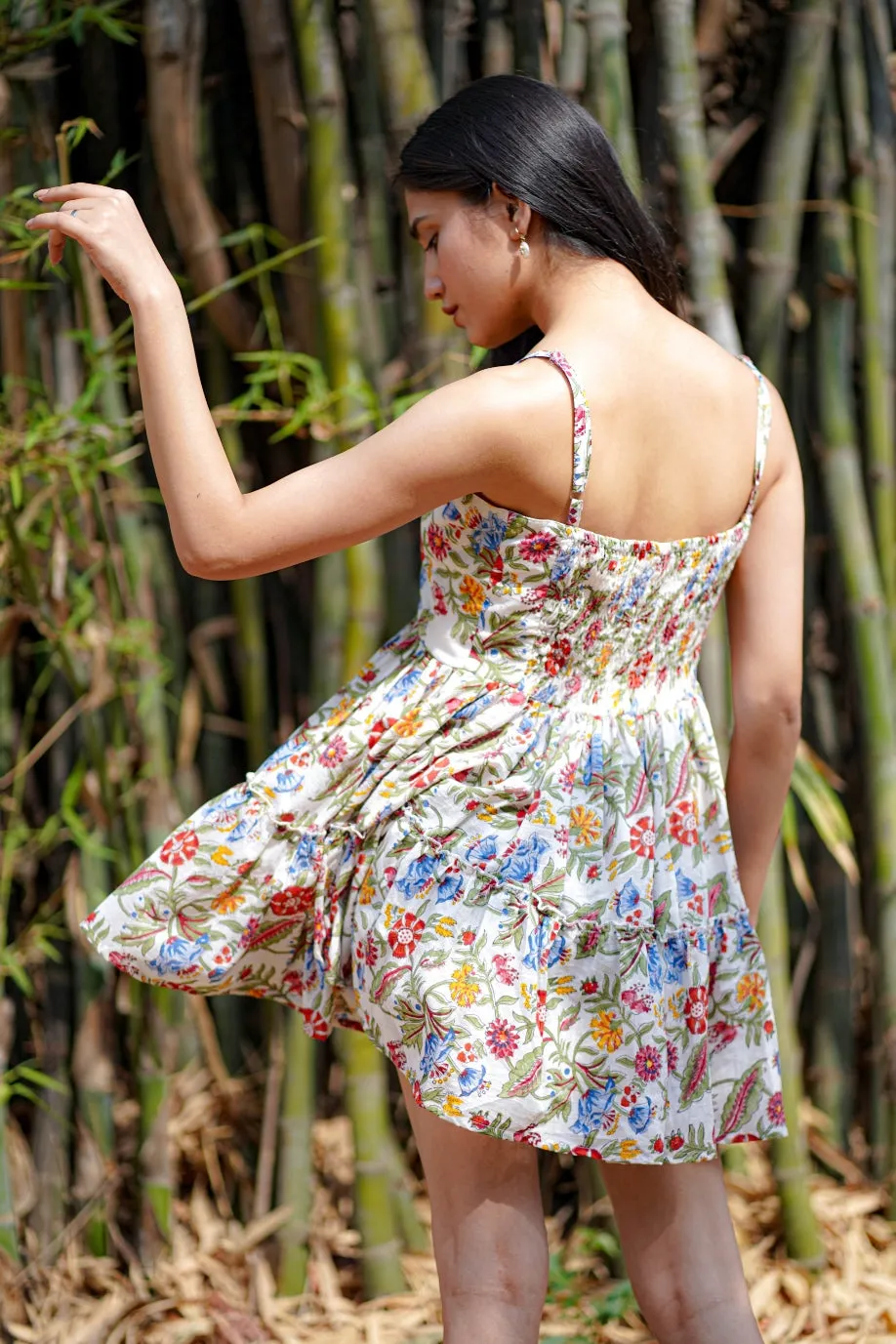 Mini Summer Dress - Flower Print | BABITA