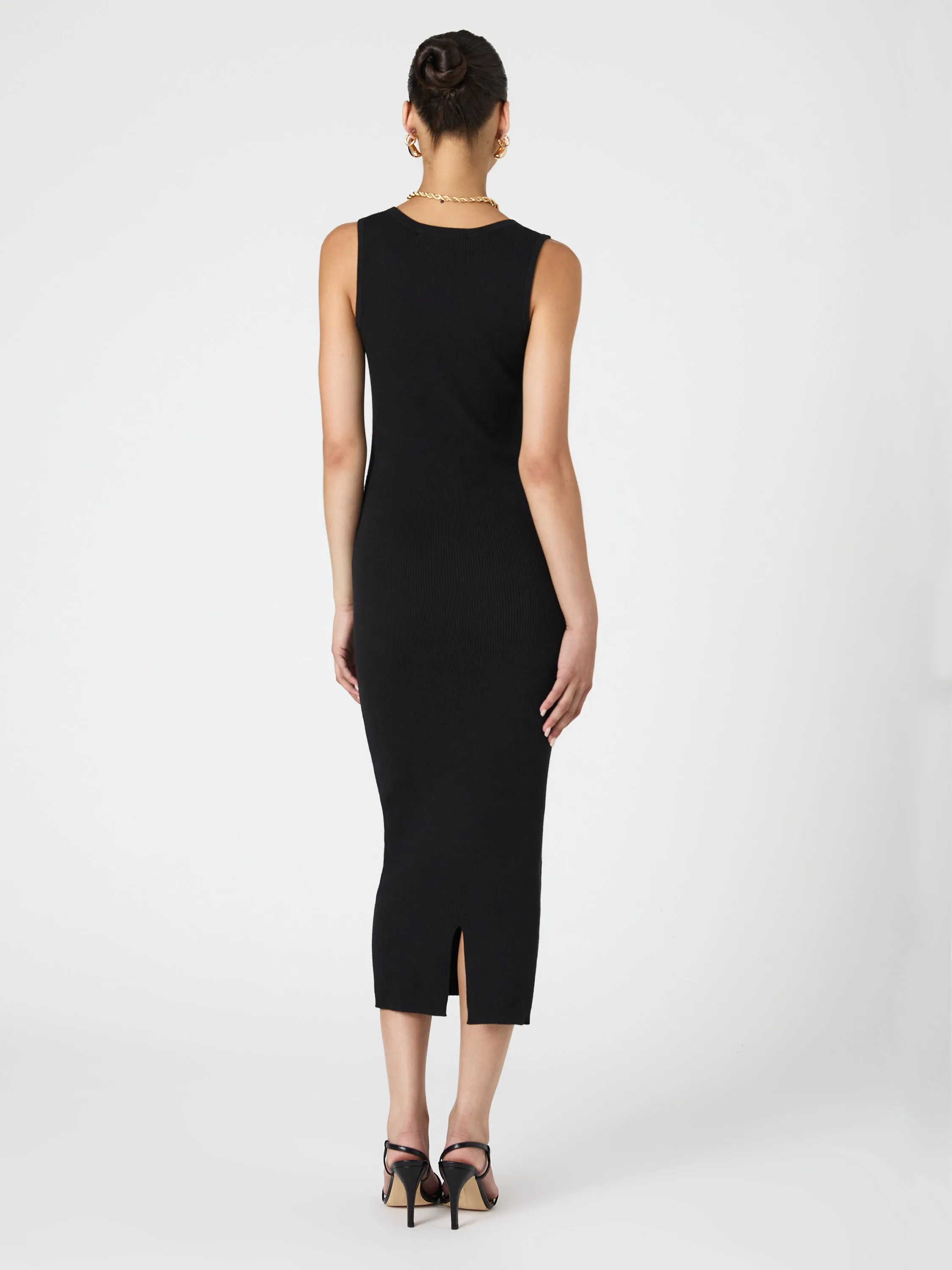 Mozza Square Neck Sleeveless Dress