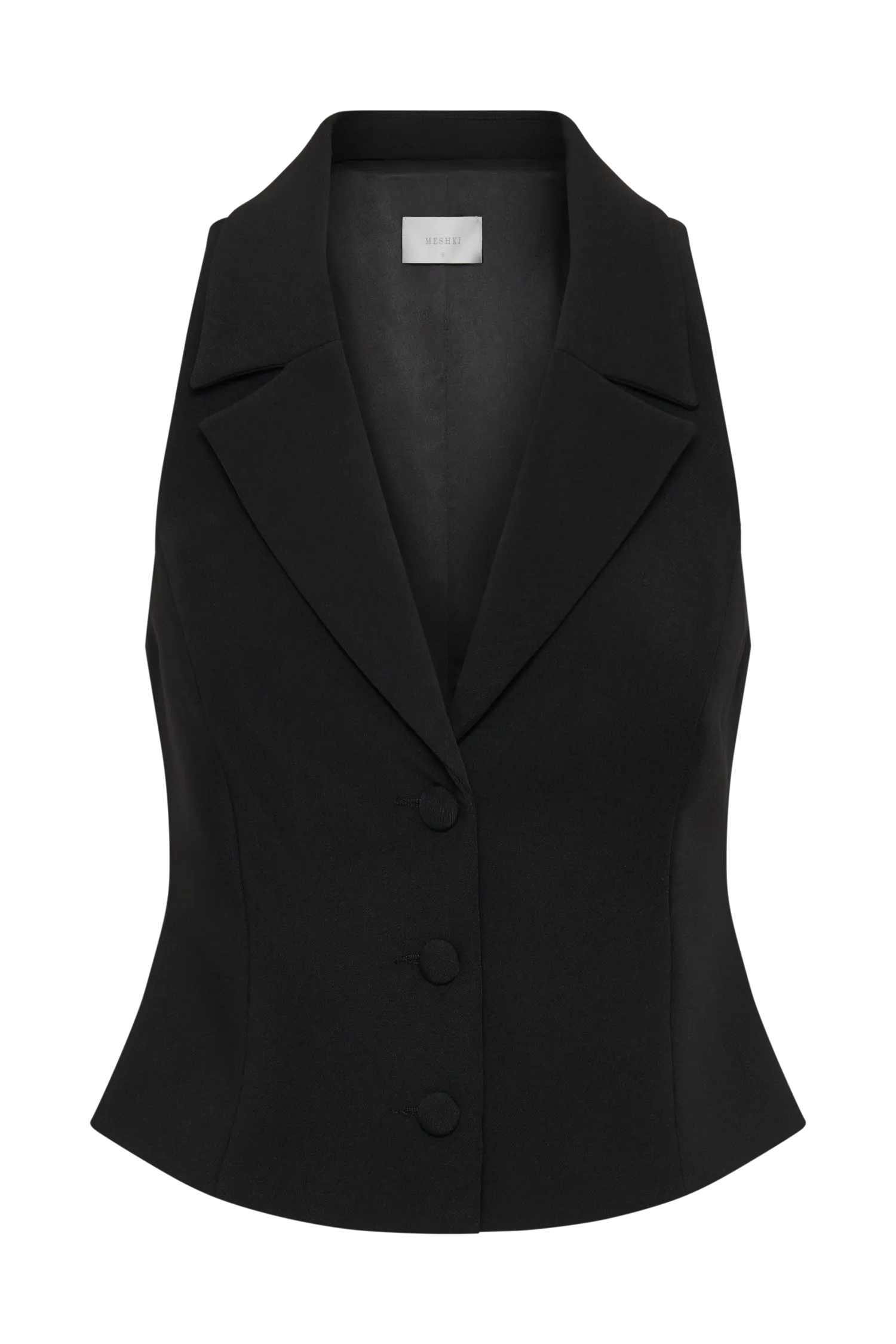 Mura Suiting Vest - Black