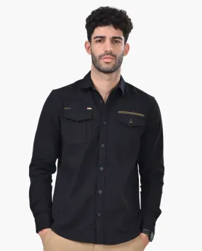 NAVY CARGO SHIRT