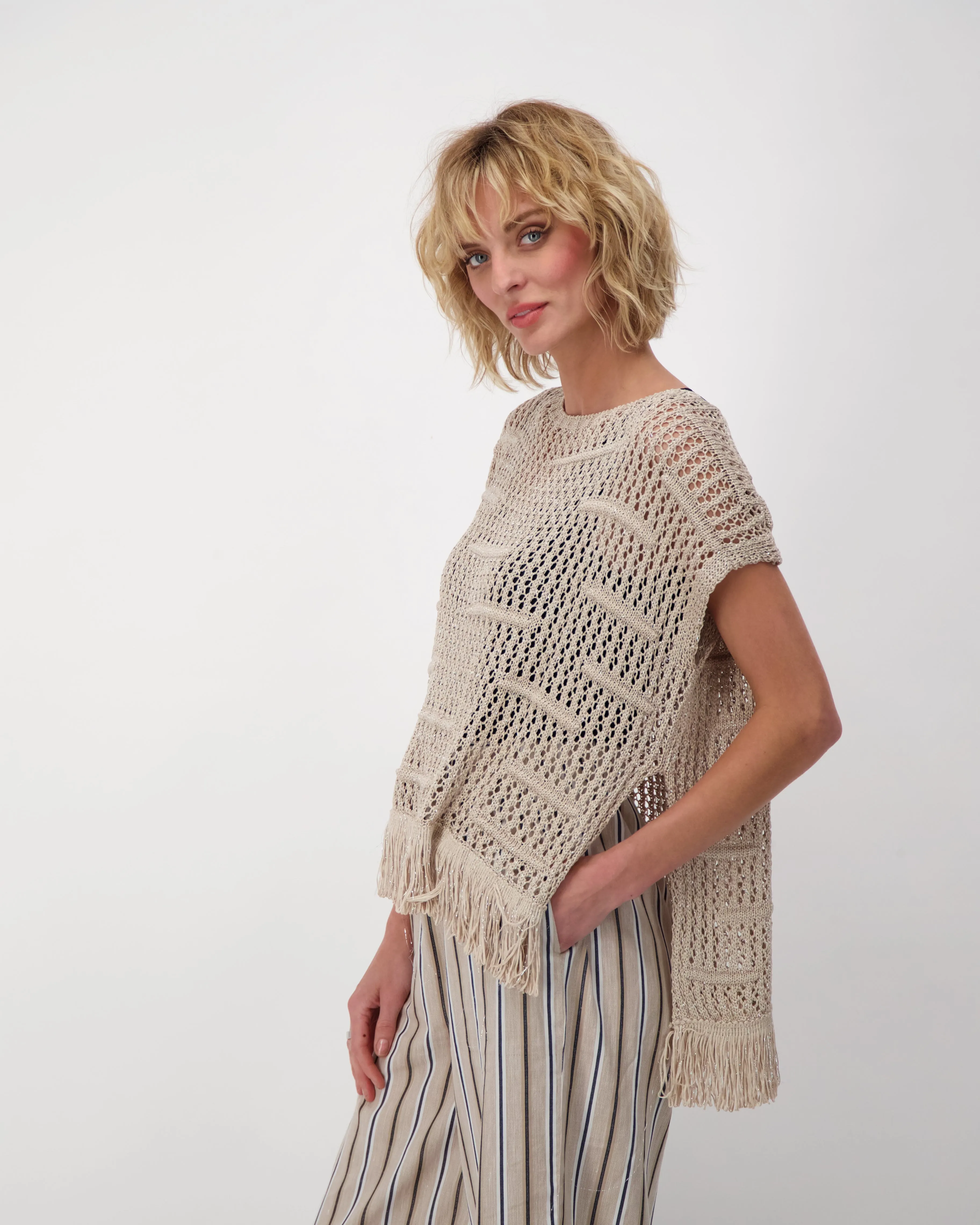 Neutral Crochet Sweater