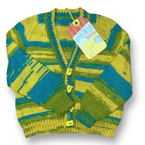 NEW! Play Time Girls Size 18-24 Months Striped Cardigan Sweater