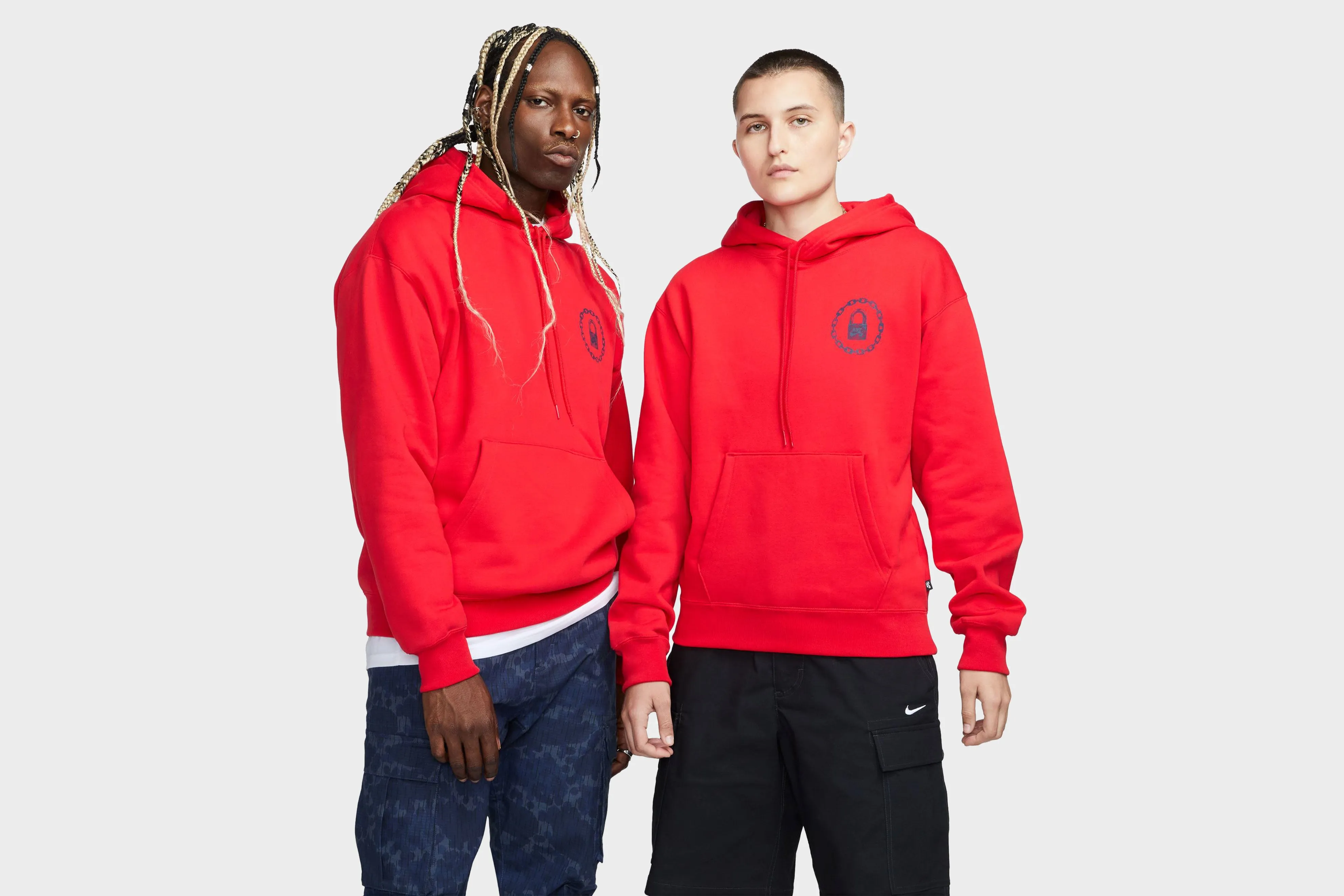 Nike SB Fleece Hoodie (Red)