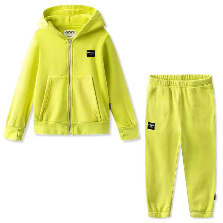 NUNUNU Hot Lime Sweater Set | Boy