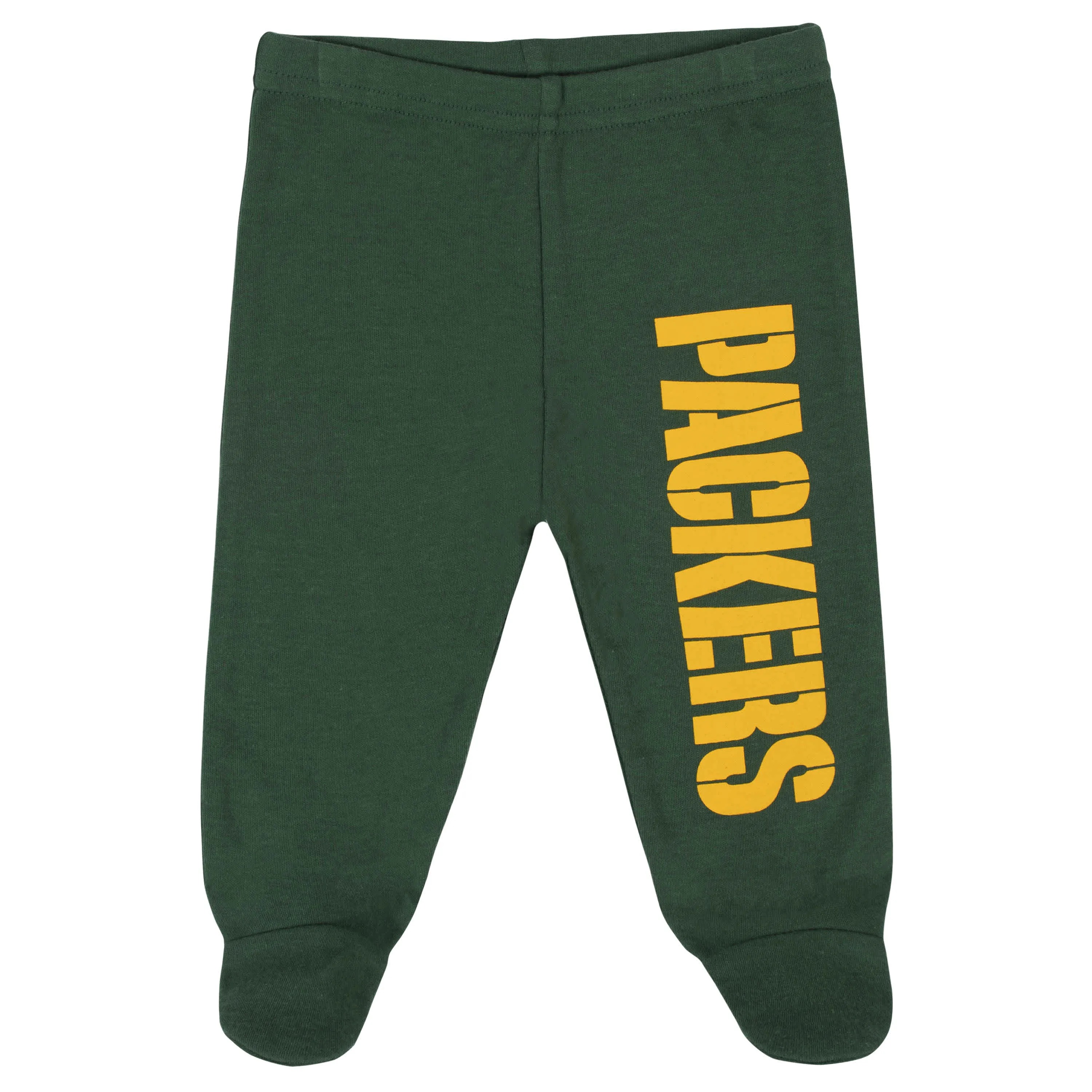 Packers Baby Boys 3-Piece Bodysuit, Pant, and Cap Set