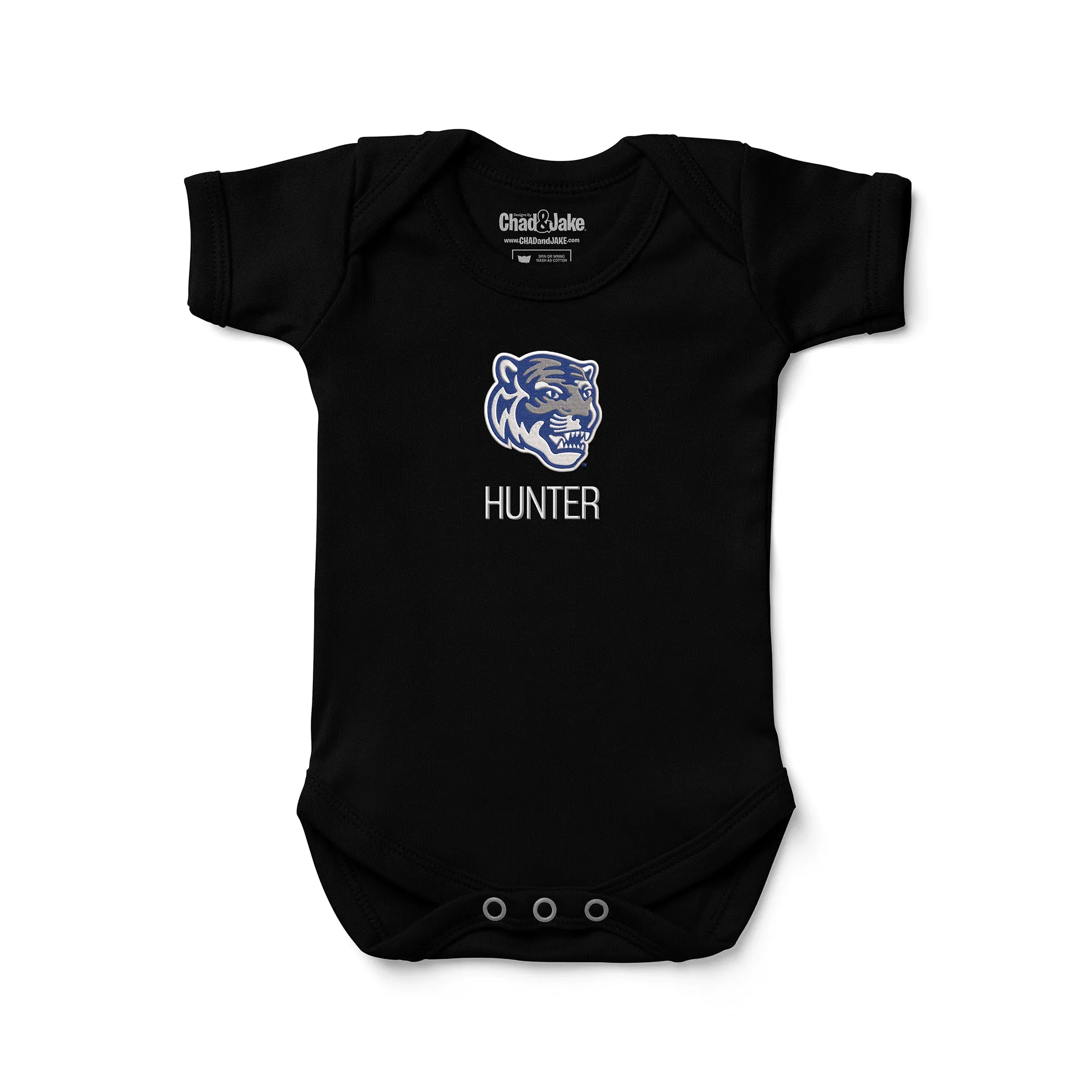 Personalized Memphis Tigers Tiger Head Bodysuit