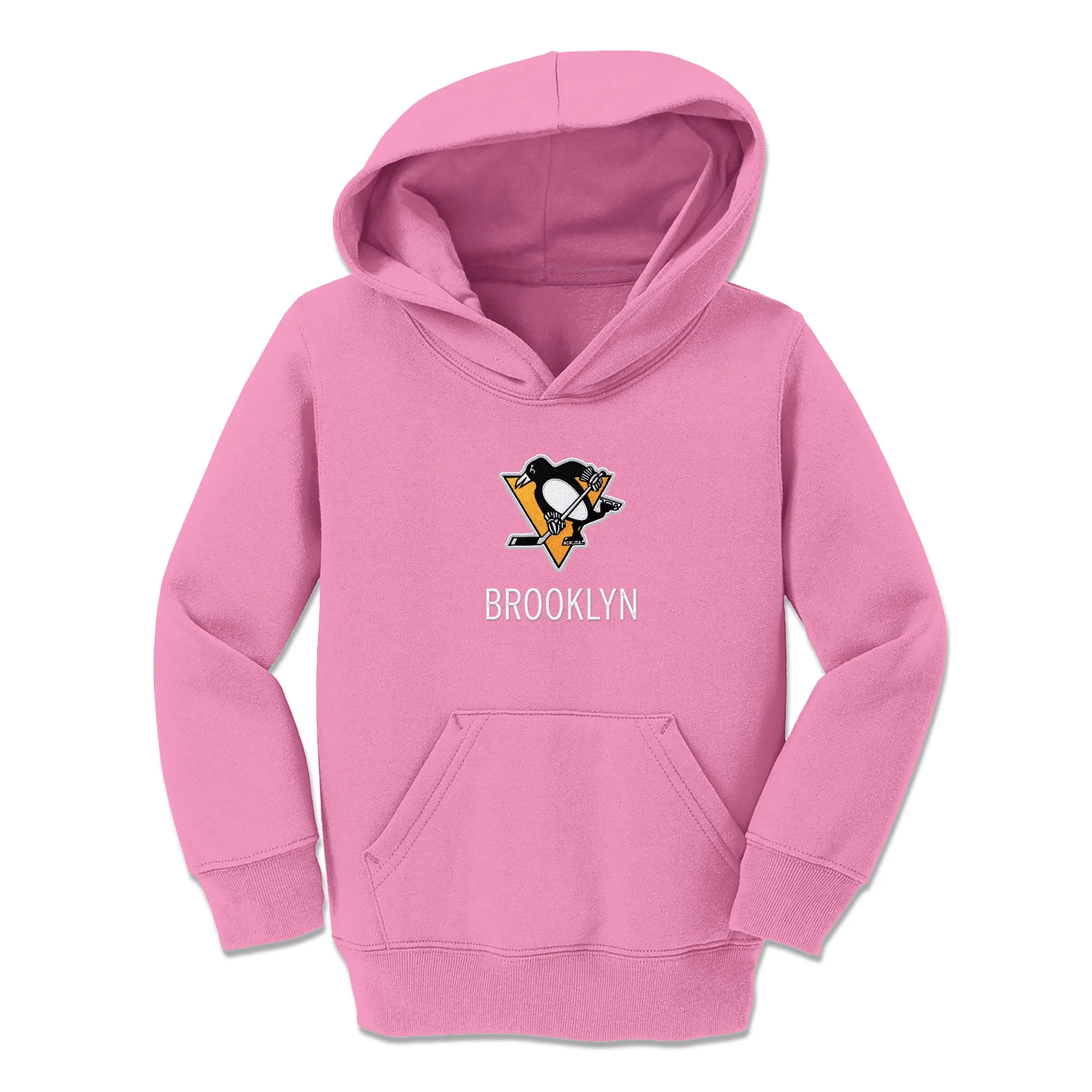 Personalized Pittsburgh Penguins Toddler Pullover Hooded Sweatshirt