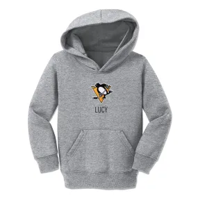 Personalized Pittsburgh Penguins Toddler Pullover Hooded Sweatshirt