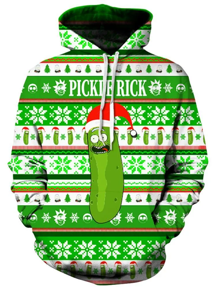 Pickle Rick Ugly Unisex Hoodie