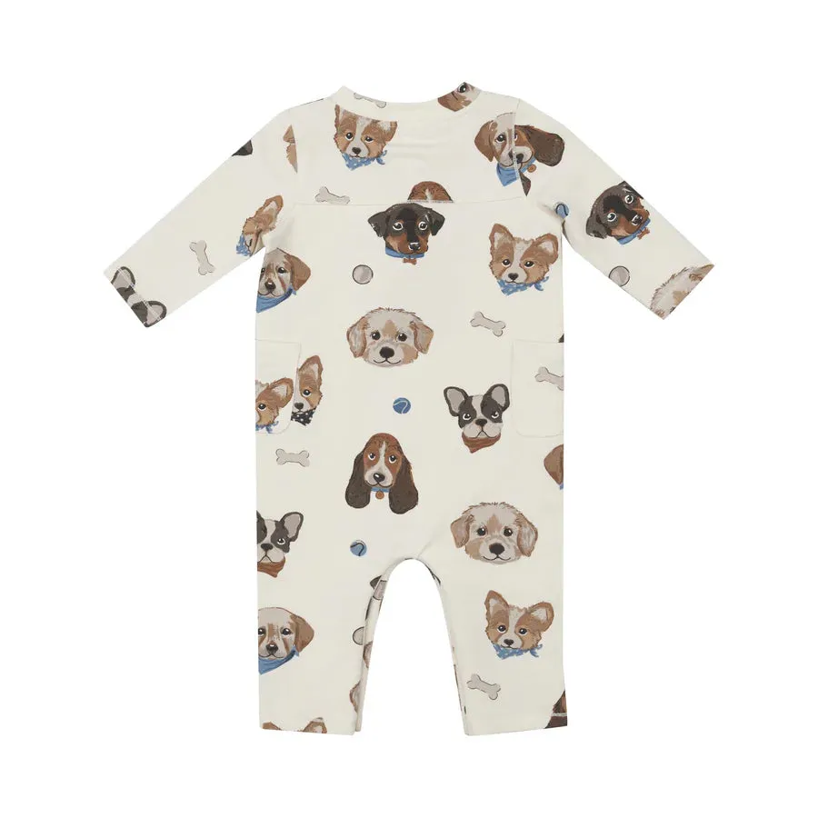 Puppy Faces Romper