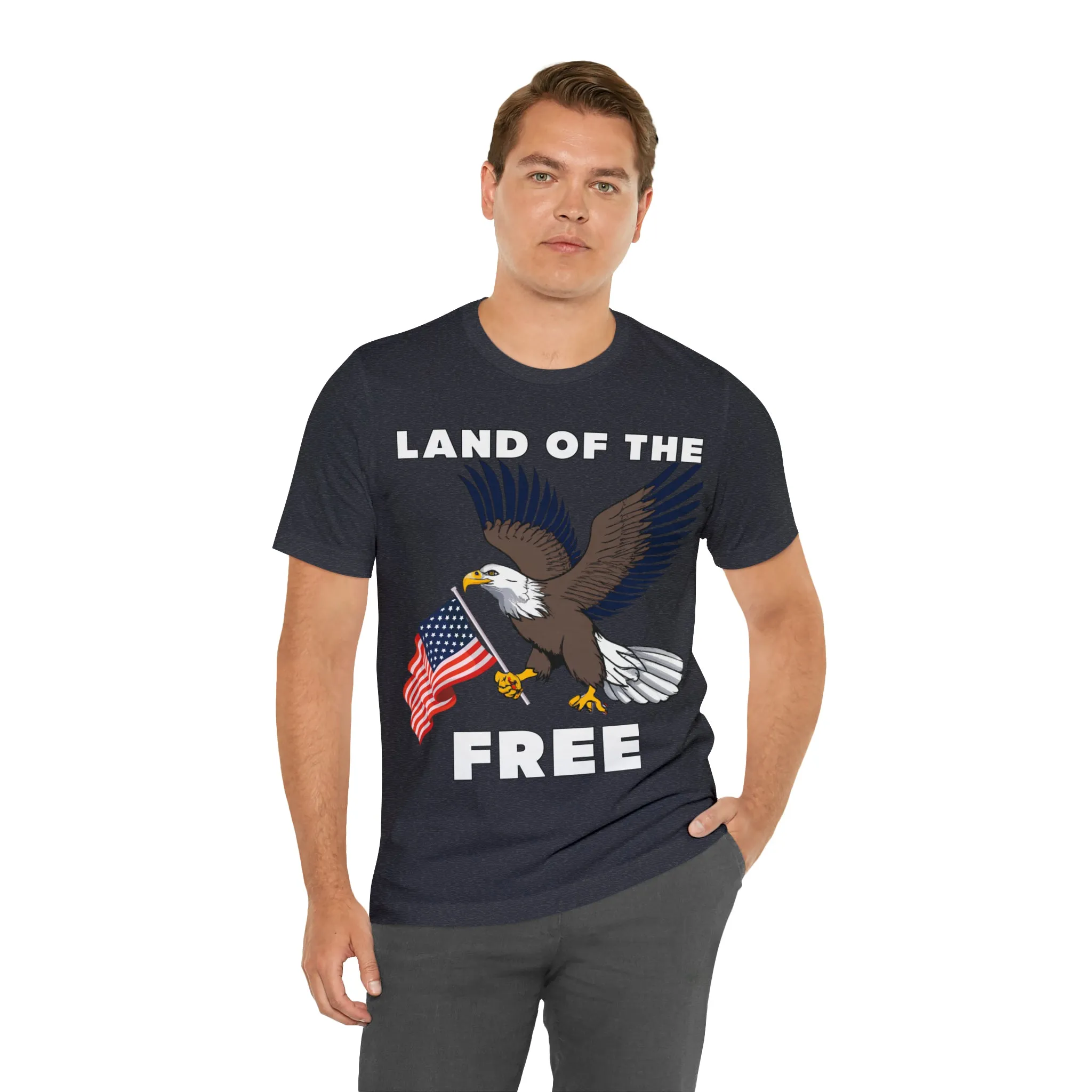 "Land of the Free, Home of the Brave: Celebrate Independence Day with Patriotic Shirts, Flag shirt - Freedom, Fireworks, and More