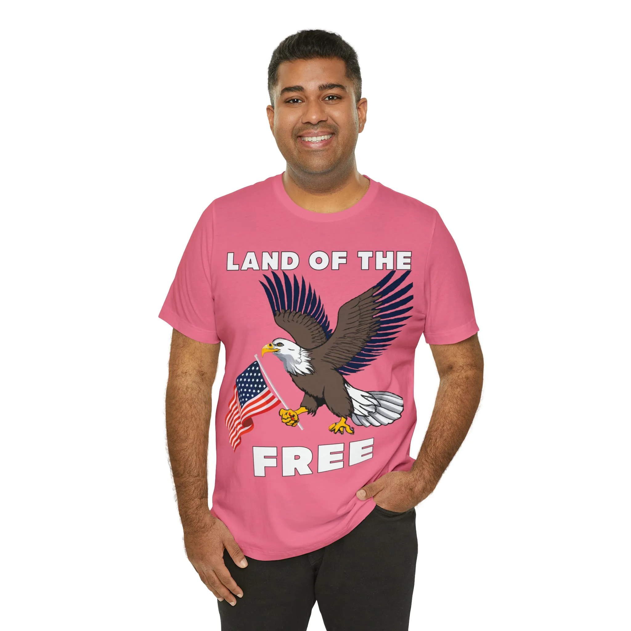 "Land of the Free, Home of the Brave: Celebrate Independence Day with Patriotic Shirts, Flag shirt - Freedom, Fireworks, and More