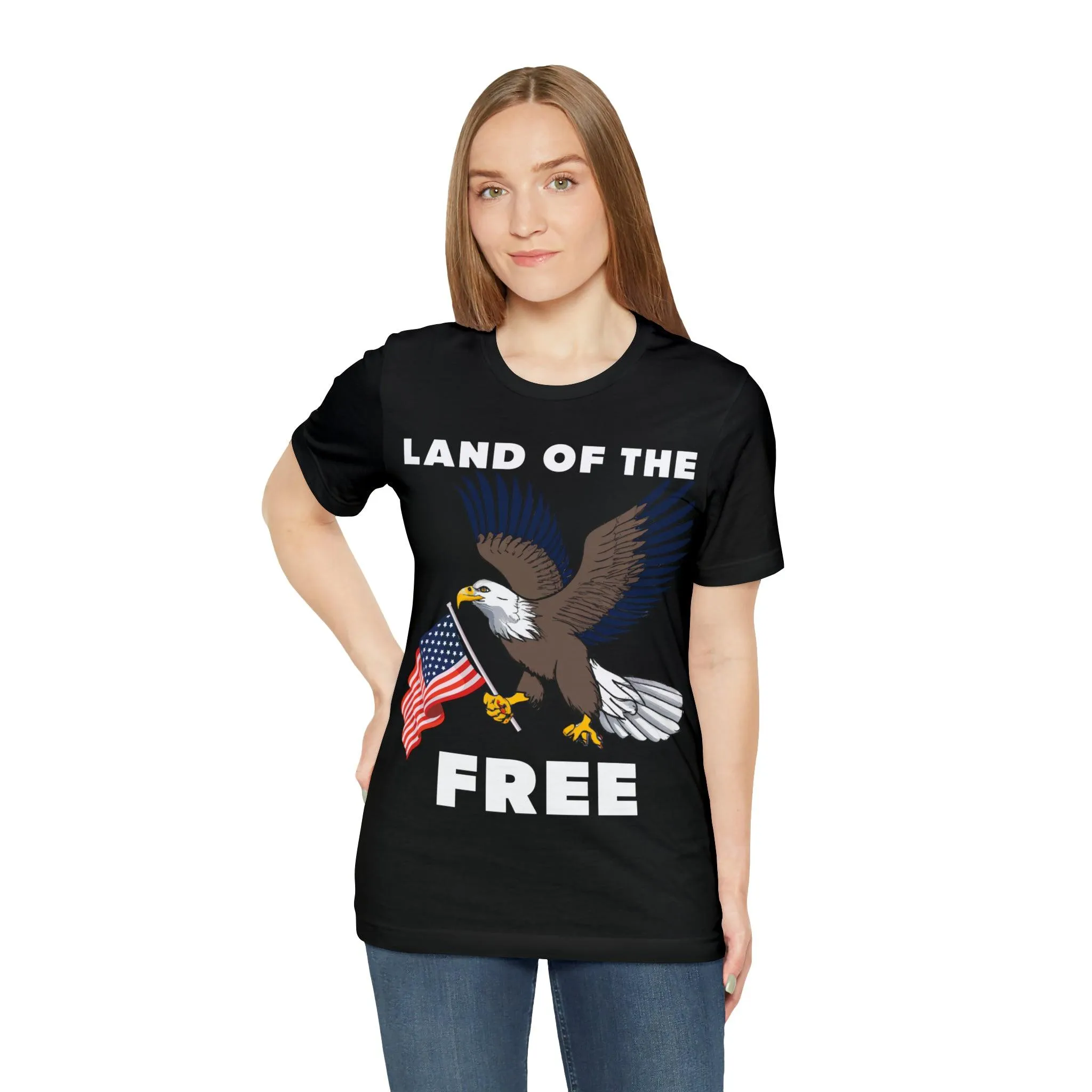 "Land of the Free, Home of the Brave: Celebrate Independence Day with Patriotic Shirts, Flag shirt - Freedom, Fireworks, and More