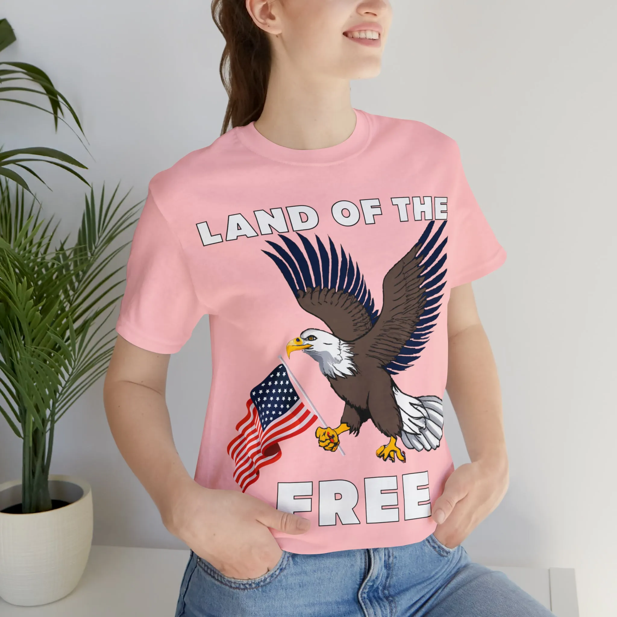 "Land of the Free, Home of the Brave: Celebrate Independence Day with Patriotic Shirts, Flag shirt - Freedom, Fireworks, and More