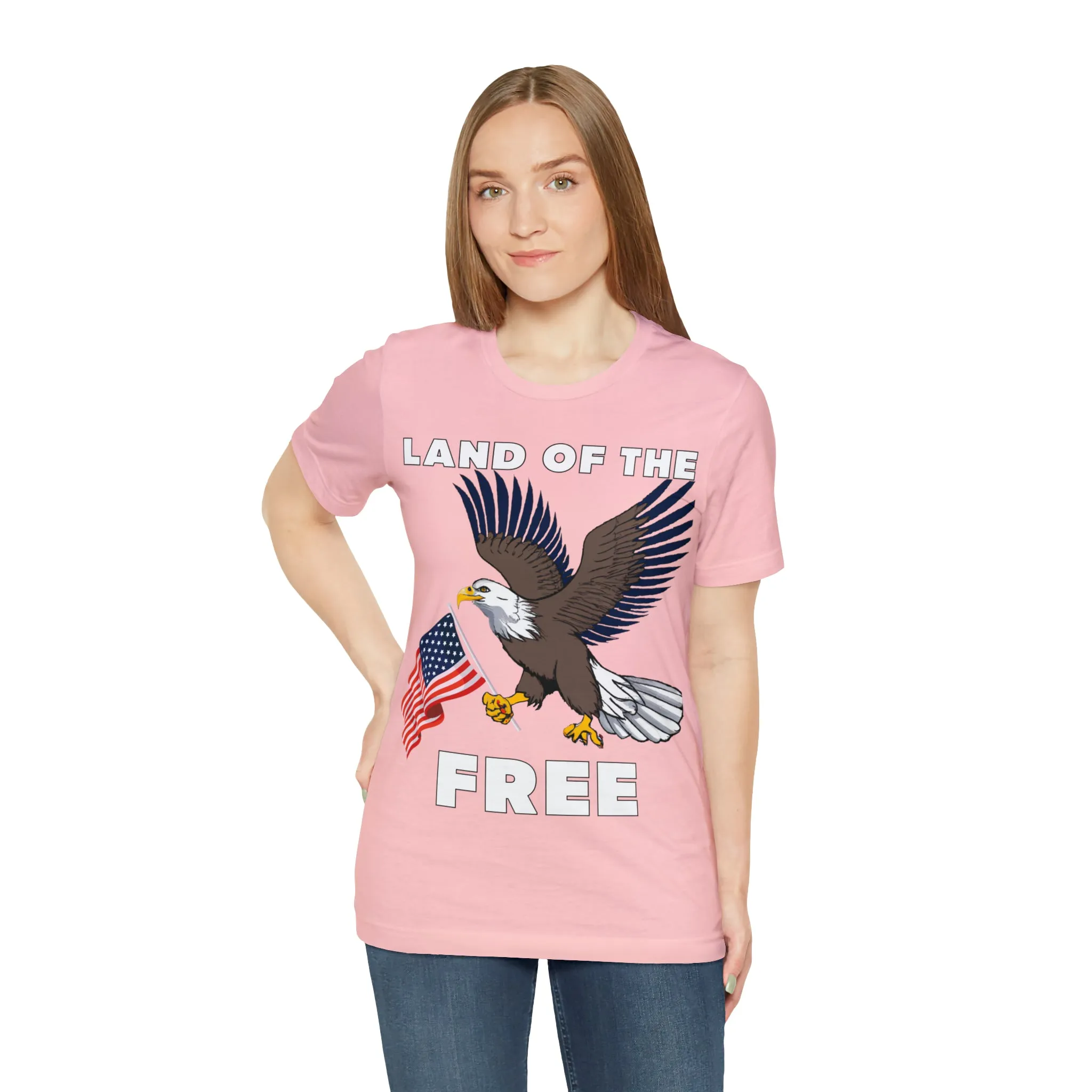 "Land of the Free, Home of the Brave: Celebrate Independence Day with Patriotic Shirts, Flag shirt - Freedom, Fireworks, and More