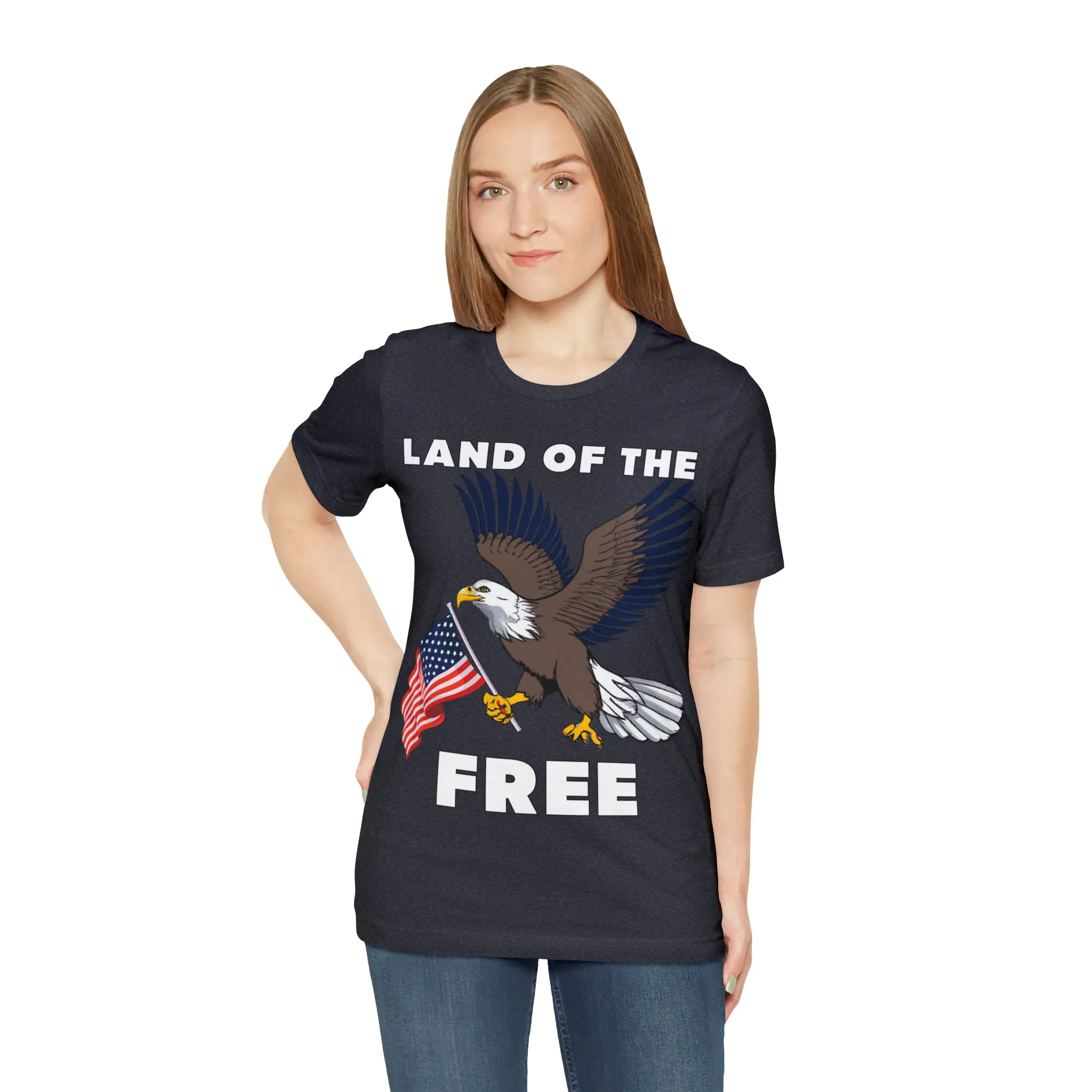 "Land of the Free, Home of the Brave: Celebrate Independence Day with Patriotic Shirts, Flag shirt - Freedom, Fireworks, and More