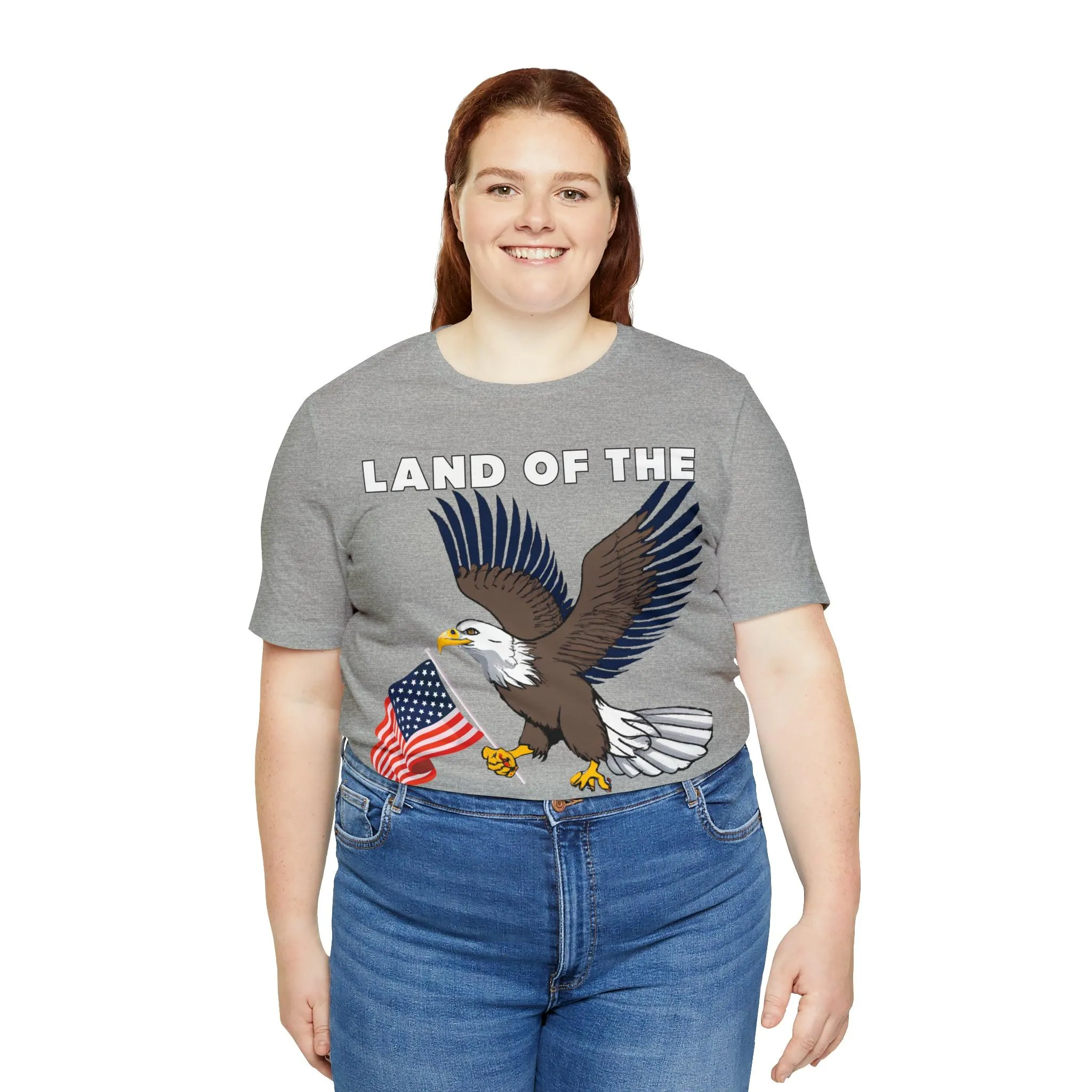 "Land of the Free, Home of the Brave: Celebrate Independence Day with Patriotic Shirts, Flag shirt - Freedom, Fireworks, and More