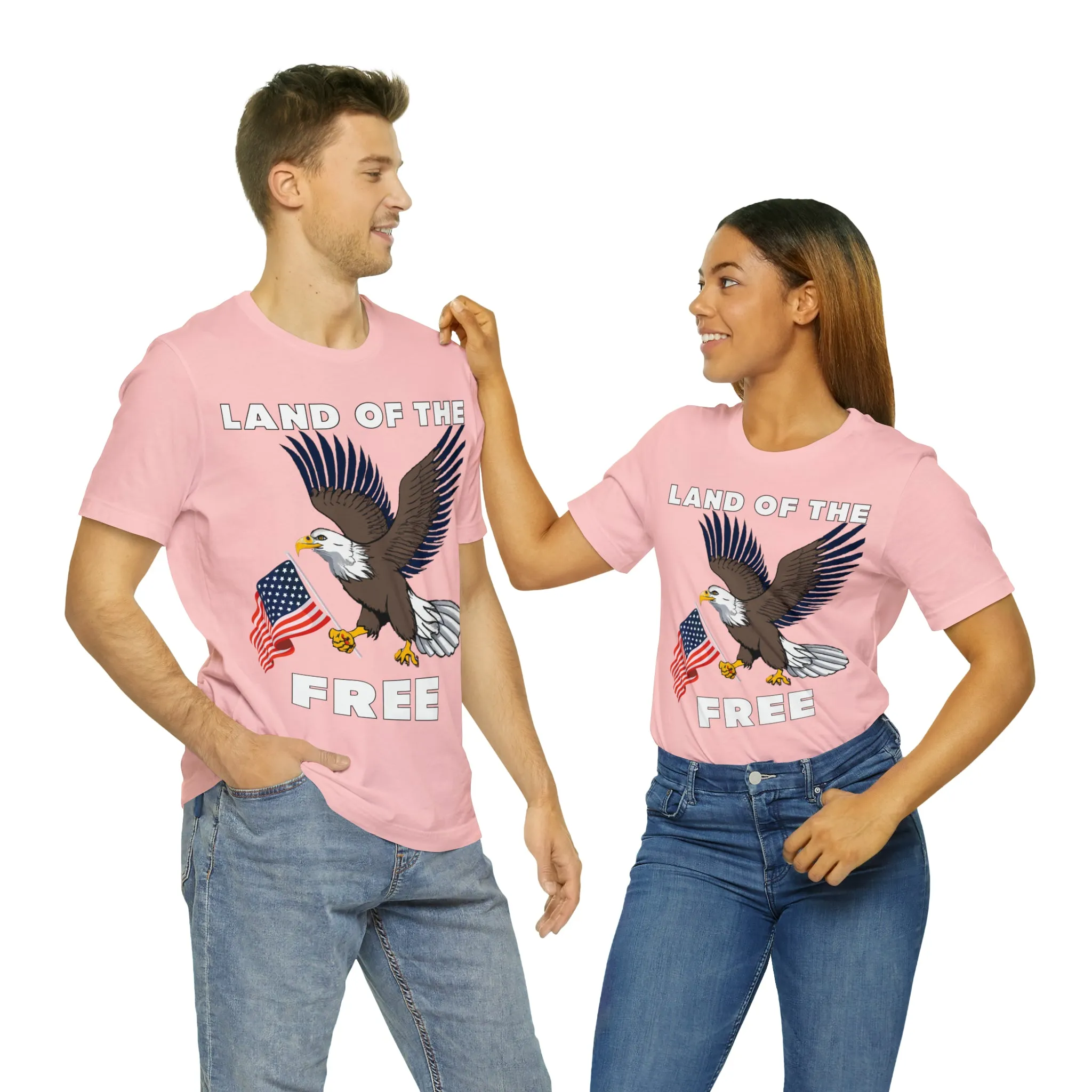 "Land of the Free, Home of the Brave: Celebrate Independence Day with Patriotic Shirts, Flag shirt - Freedom, Fireworks, and More