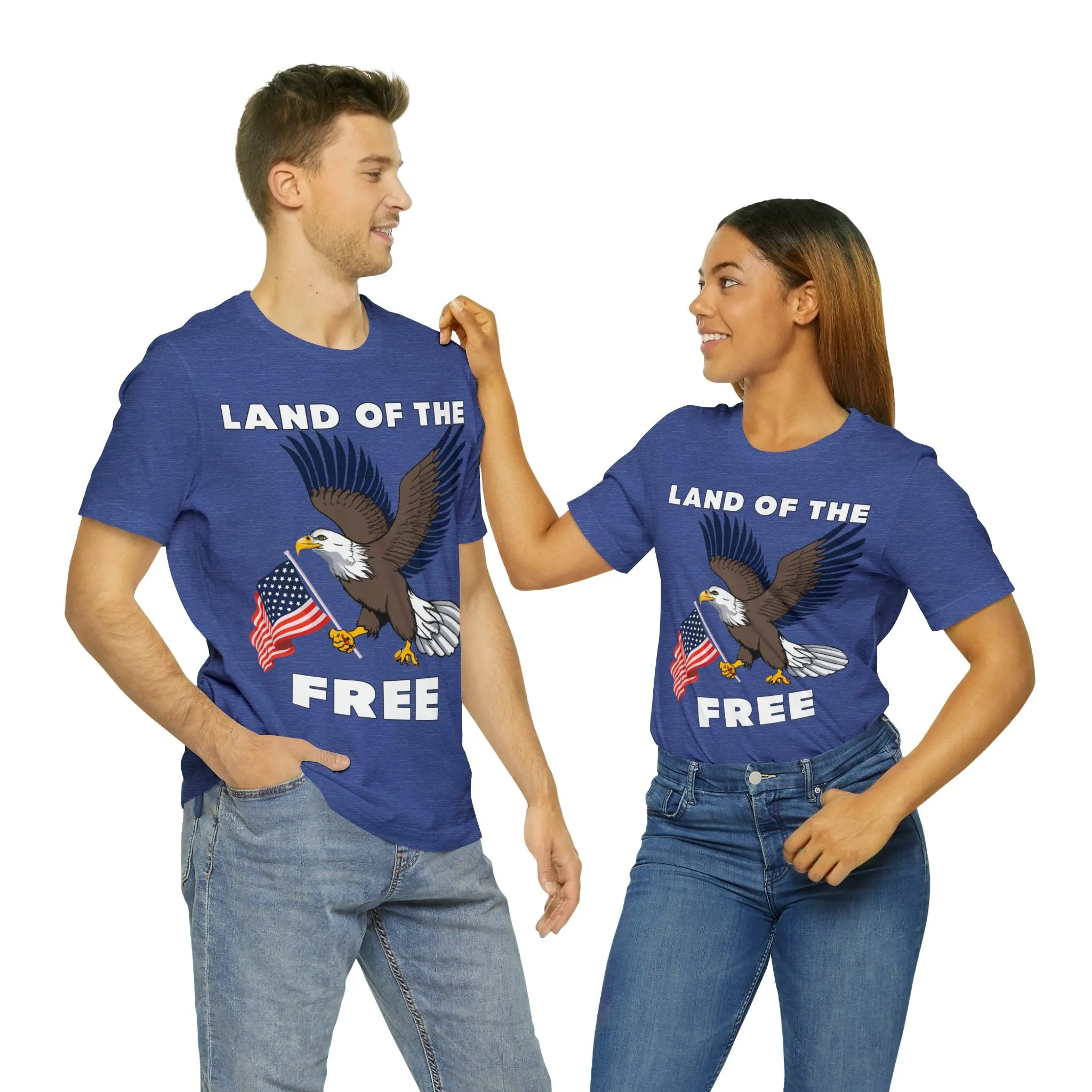 "Land of the Free, Home of the Brave: Celebrate Independence Day with Patriotic Shirts, Flag shirt - Freedom, Fireworks, and More