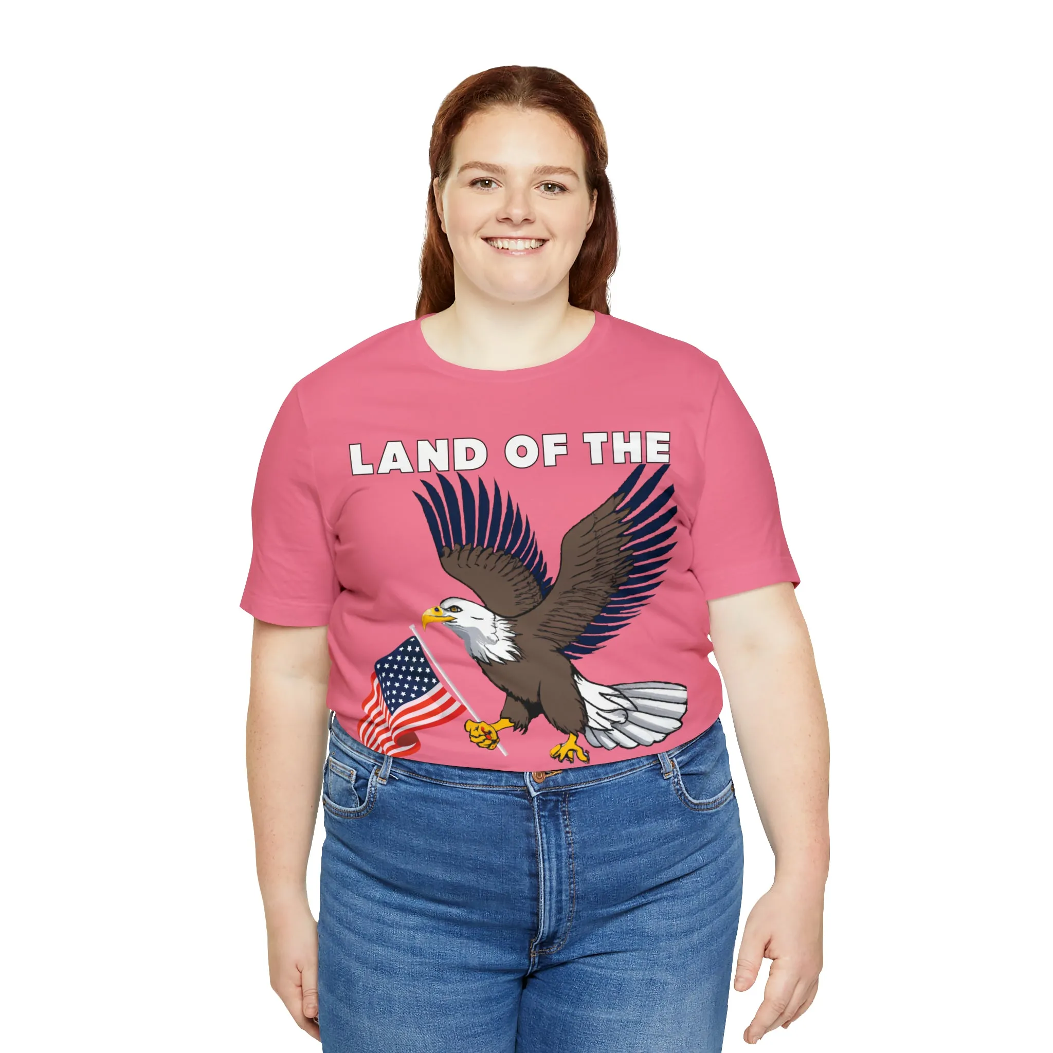 "Land of the Free, Home of the Brave: Celebrate Independence Day with Patriotic Shirts, Flag shirt - Freedom, Fireworks, and More