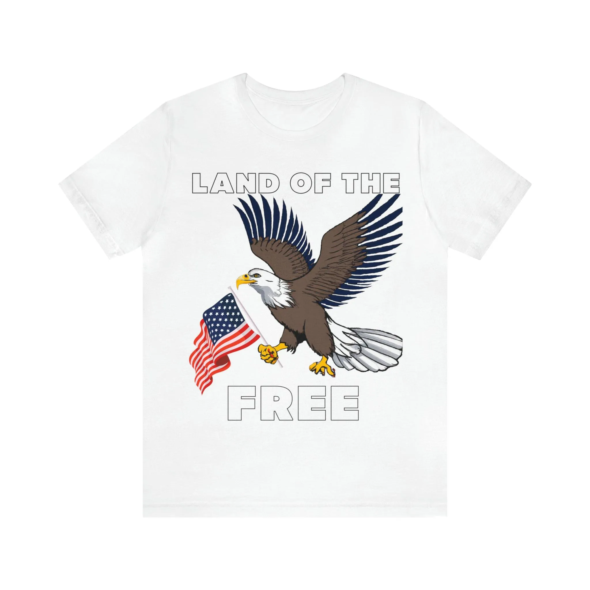 "Land of the Free, Home of the Brave: Celebrate Independence Day with Patriotic Shirts, Flag shirt - Freedom, Fireworks, and More