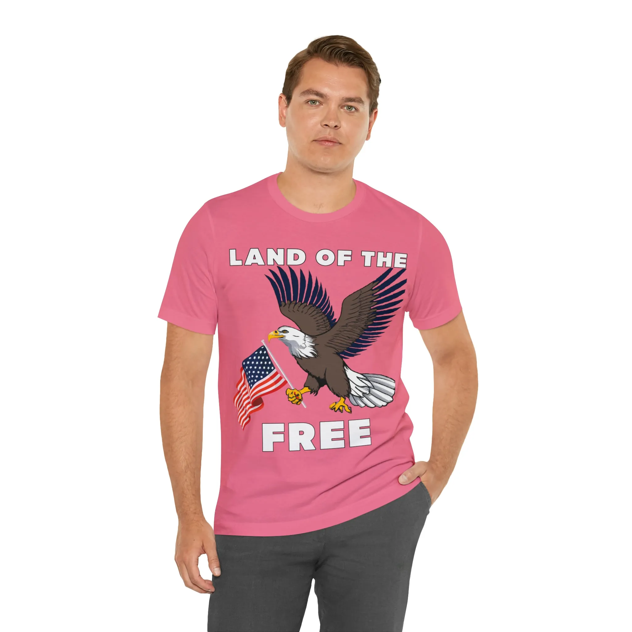 "Land of the Free, Home of the Brave: Celebrate Independence Day with Patriotic Shirts, Flag shirt - Freedom, Fireworks, and More