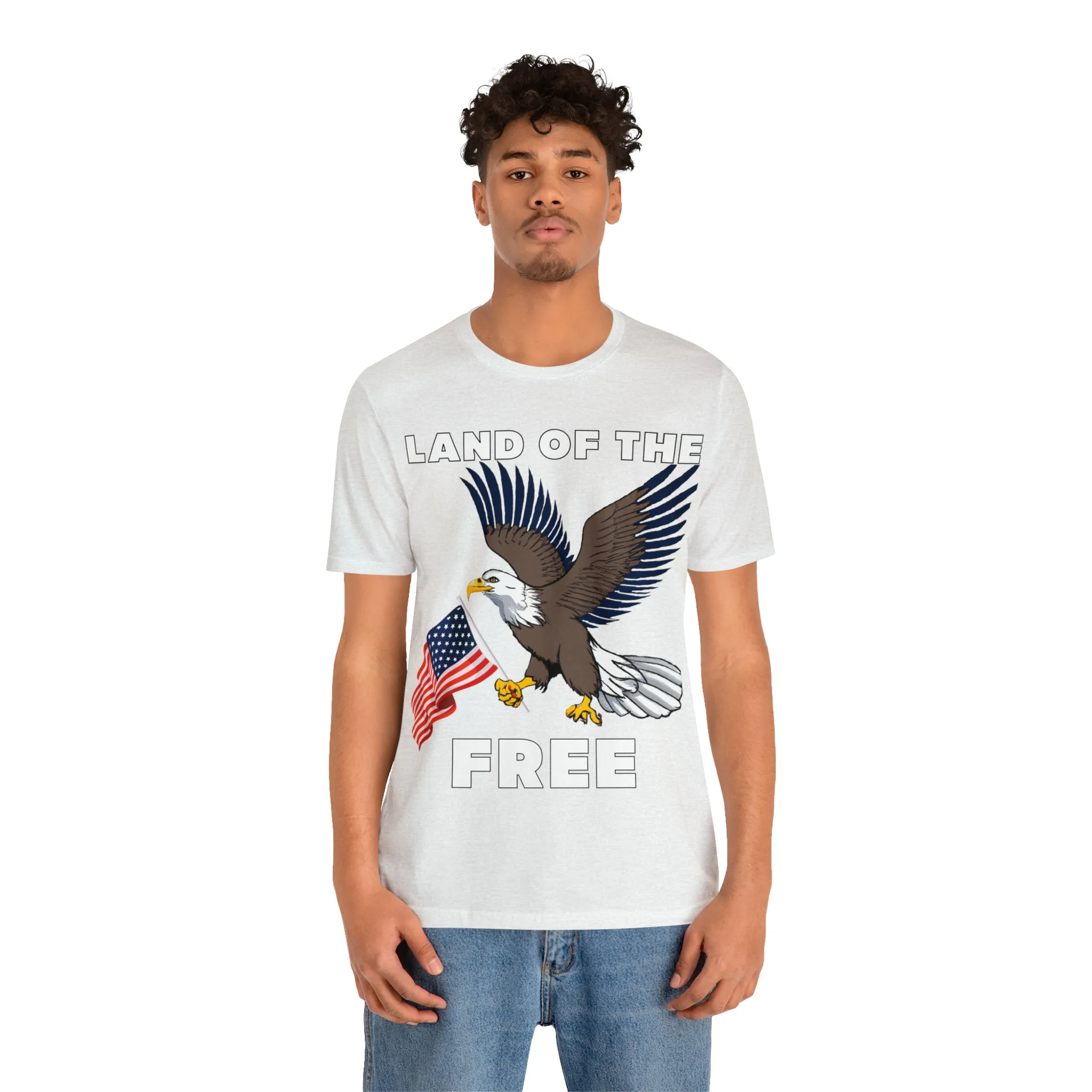 "Land of the Free, Home of the Brave: Celebrate Independence Day with Patriotic Shirts, Flag shirt - Freedom, Fireworks, and More