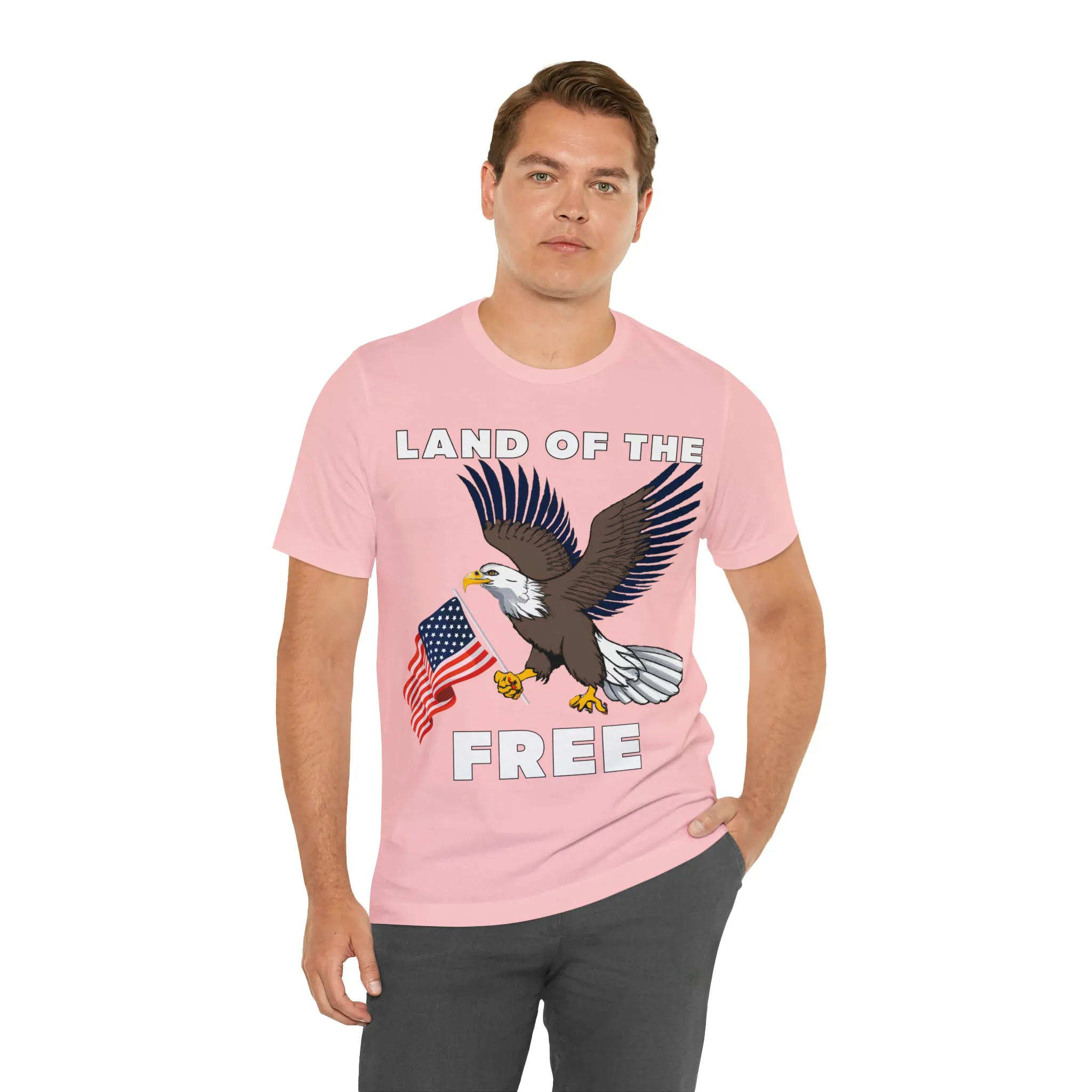 "Land of the Free, Home of the Brave: Celebrate Independence Day with Patriotic Shirts, Flag shirt - Freedom, Fireworks, and More