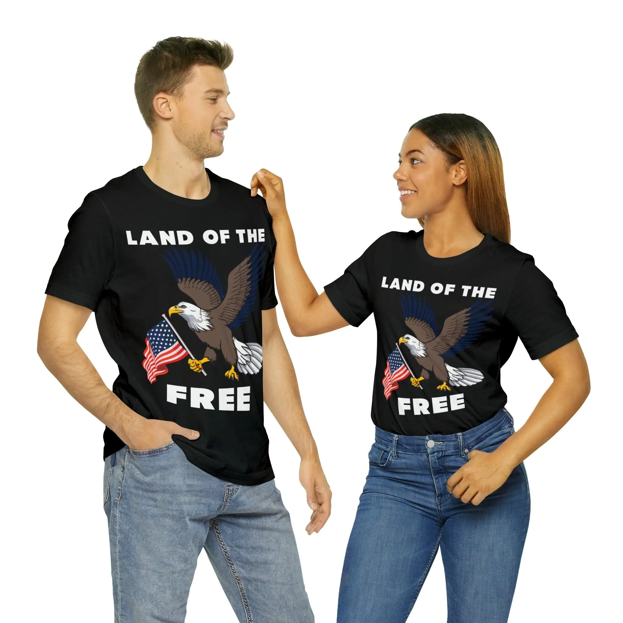 "Land of the Free, Home of the Brave: Celebrate Independence Day with Patriotic Shirts, Flag shirt - Freedom, Fireworks, and More