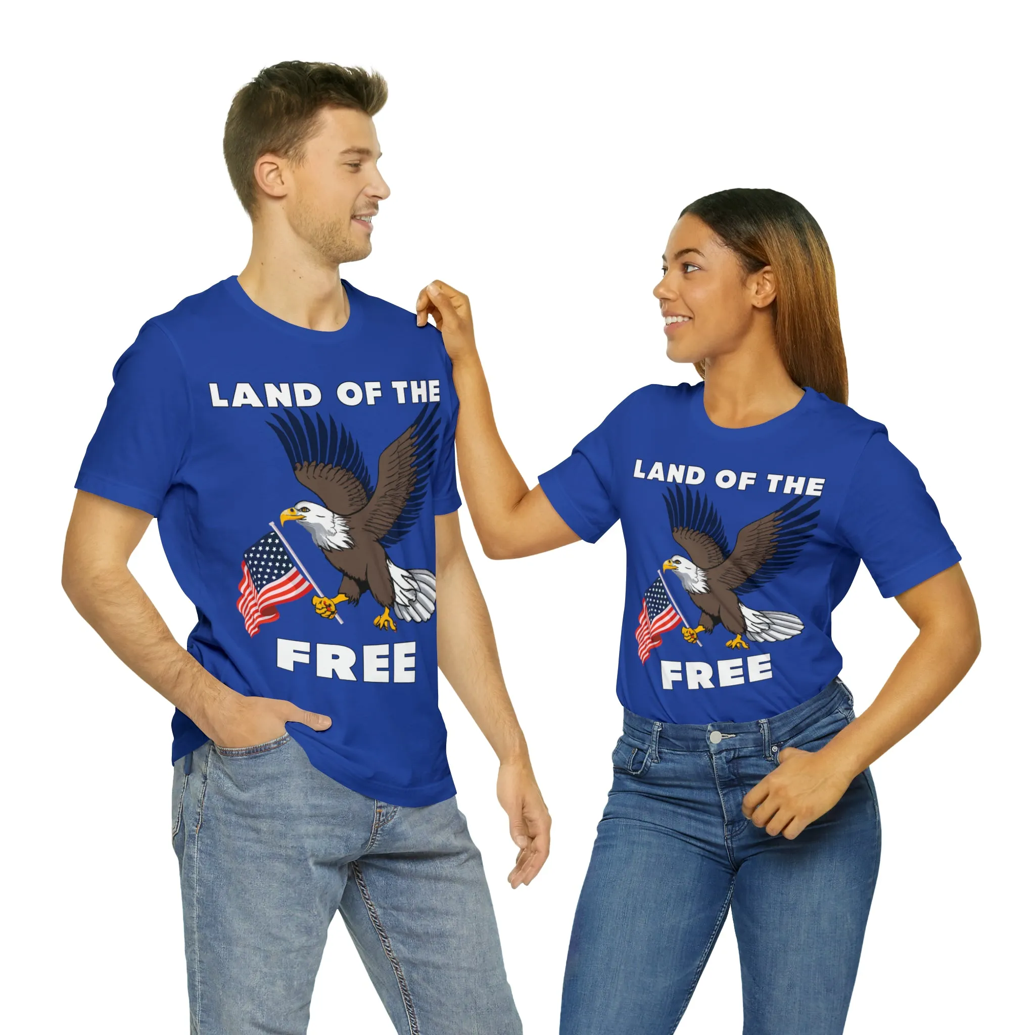 "Land of the Free, Home of the Brave: Celebrate Independence Day with Patriotic Shirts, Flag shirt - Freedom, Fireworks, and More