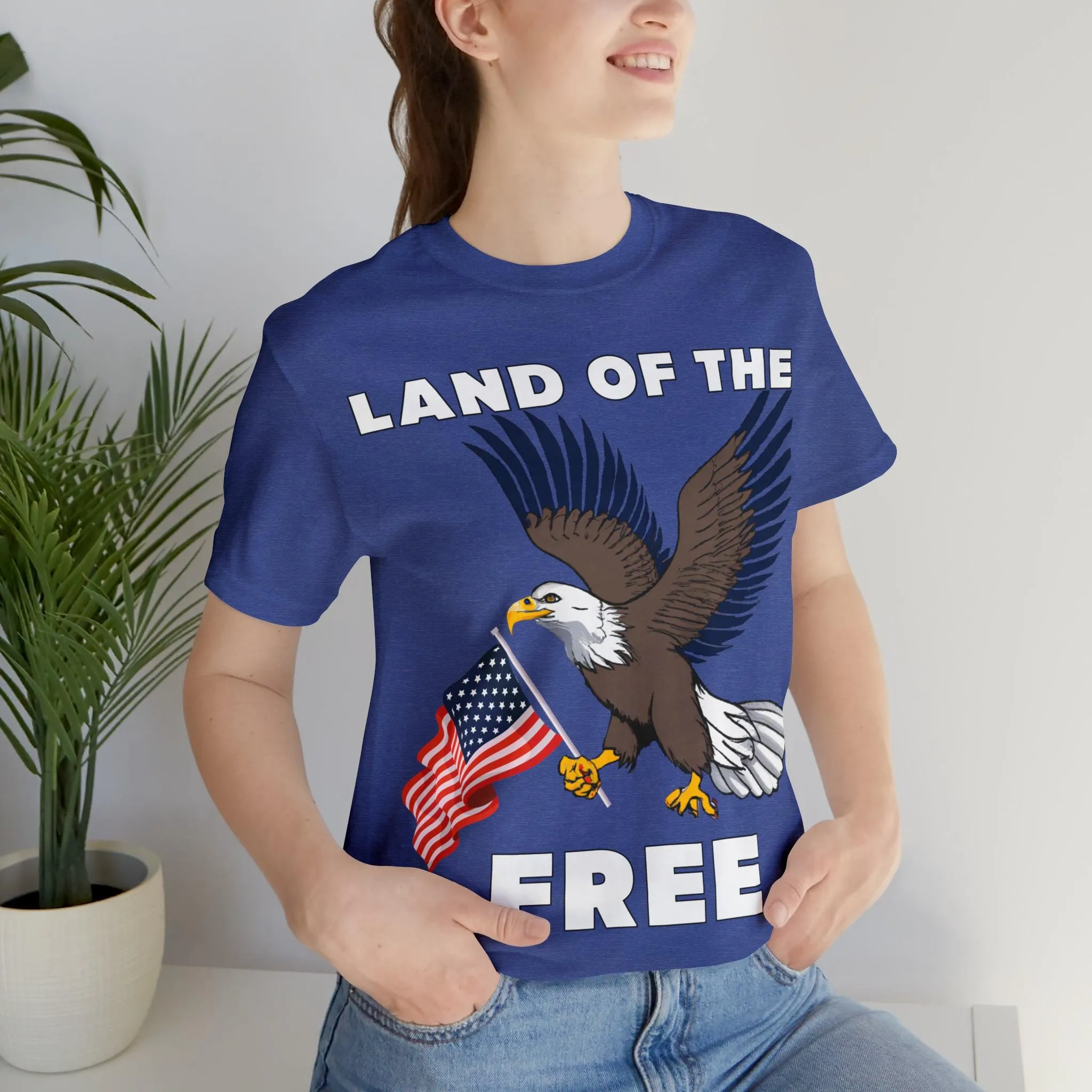 "Land of the Free, Home of the Brave: Celebrate Independence Day with Patriotic Shirts, Flag shirt - Freedom, Fireworks, and More