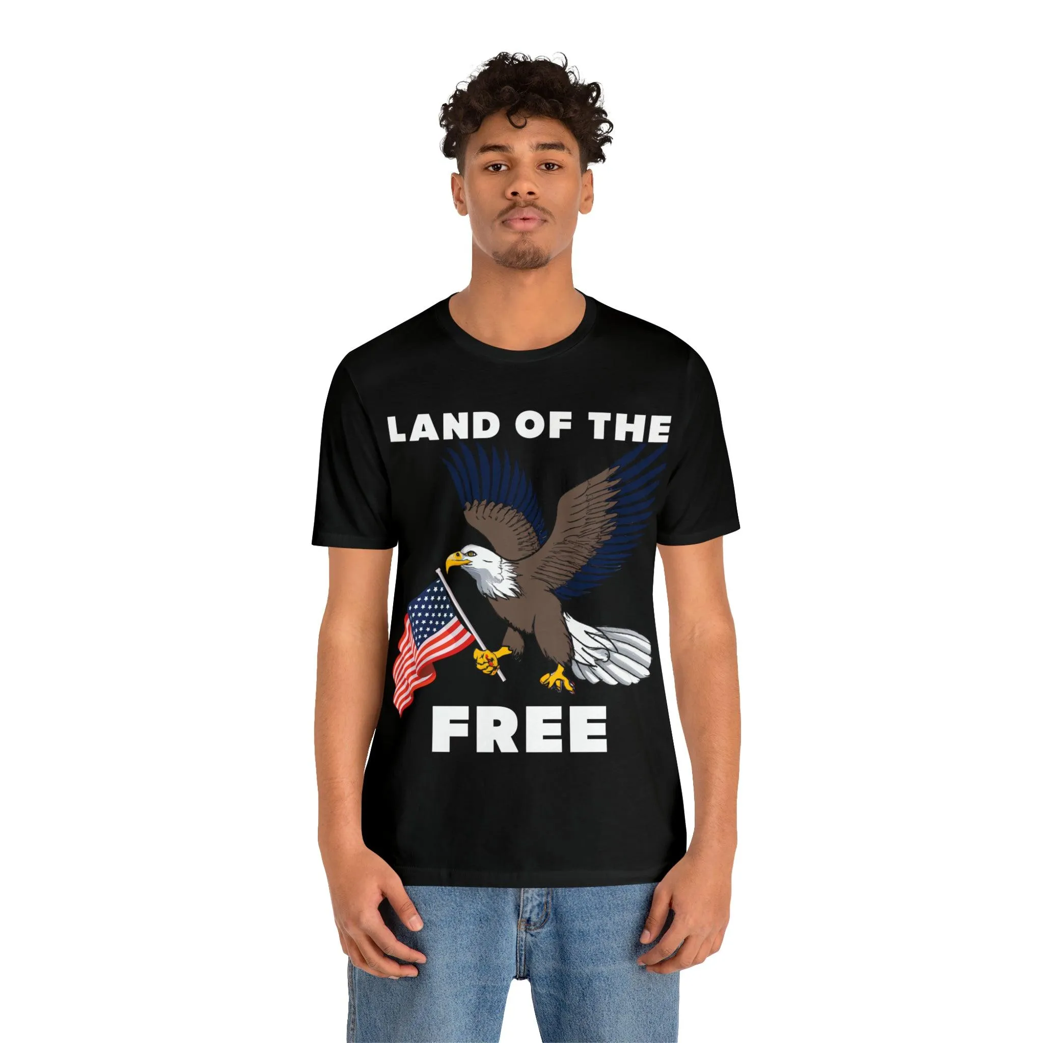 "Land of the Free, Home of the Brave: Celebrate Independence Day with Patriotic Shirts, Flag shirt - Freedom, Fireworks, and More