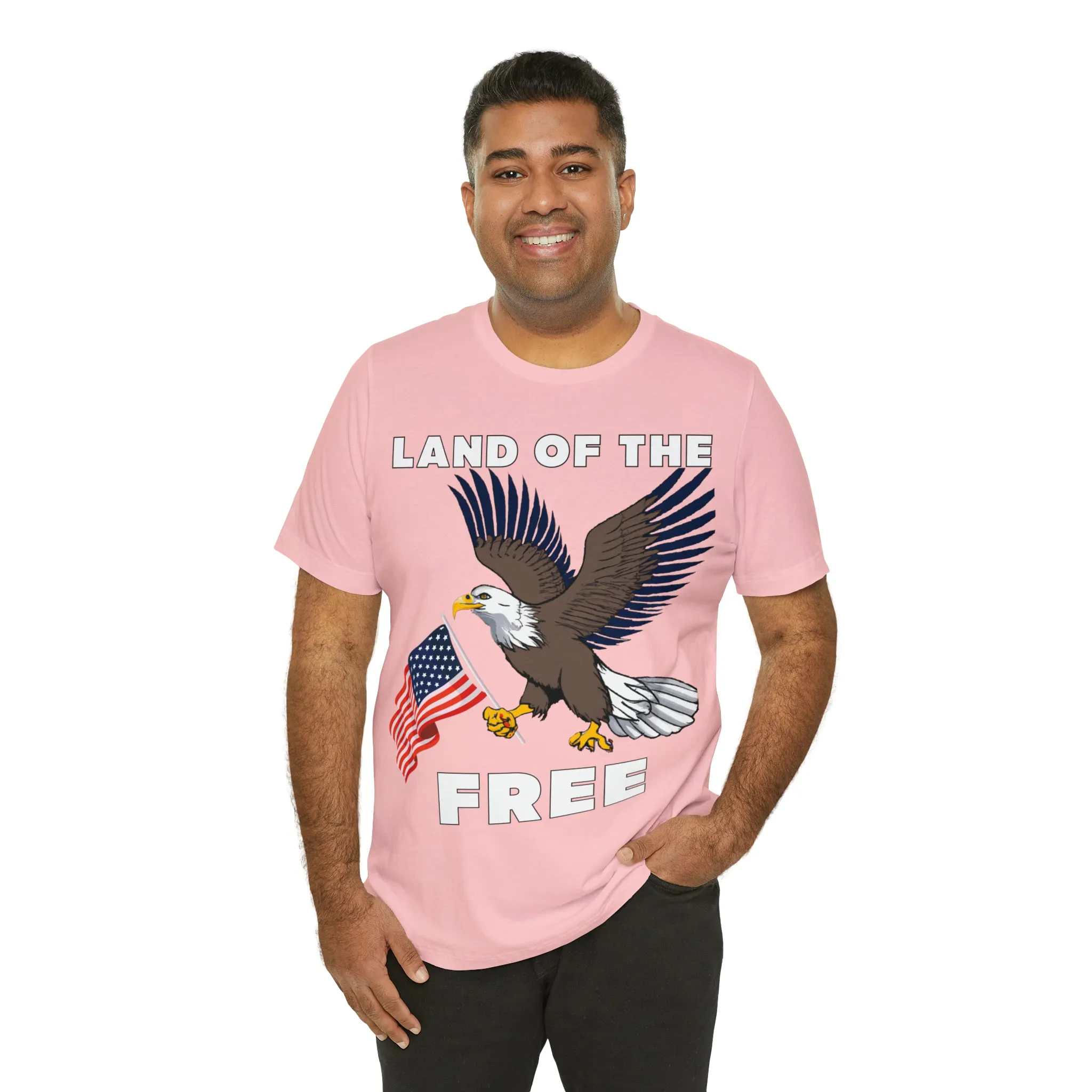 "Land of the Free, Home of the Brave: Celebrate Independence Day with Patriotic Shirts, Flag shirt - Freedom, Fireworks, and More