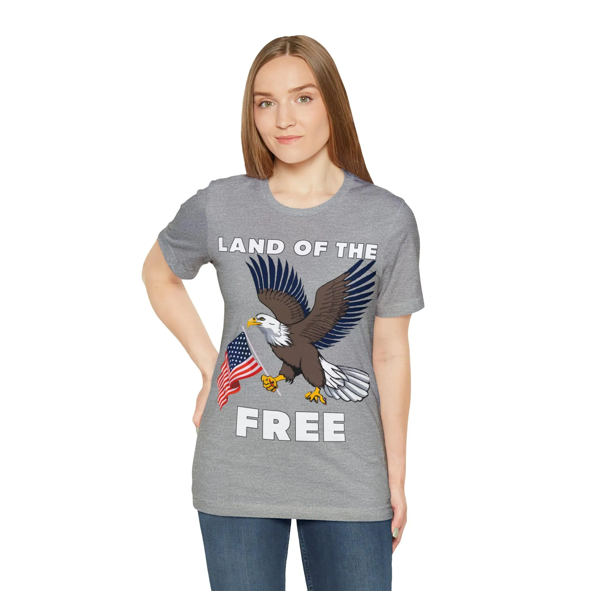 "Land of the Free, Home of the Brave: Celebrate Independence Day with Patriotic Shirts, Flag shirt - Freedom, Fireworks, and More