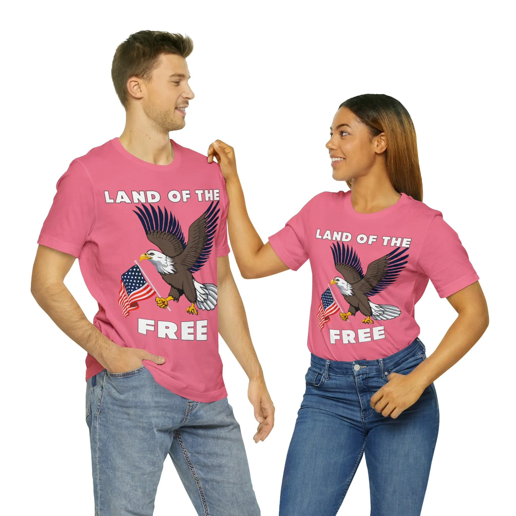 "Land of the Free, Home of the Brave: Celebrate Independence Day with Patriotic Shirts, Flag shirt - Freedom, Fireworks, and More