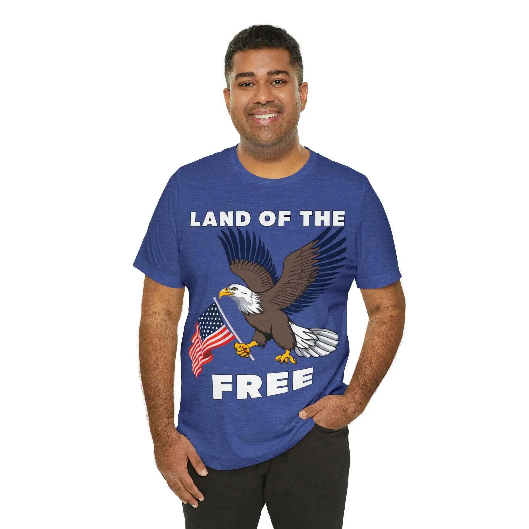 "Land of the Free, Home of the Brave: Celebrate Independence Day with Patriotic Shirts, Flag shirt - Freedom, Fireworks, and More