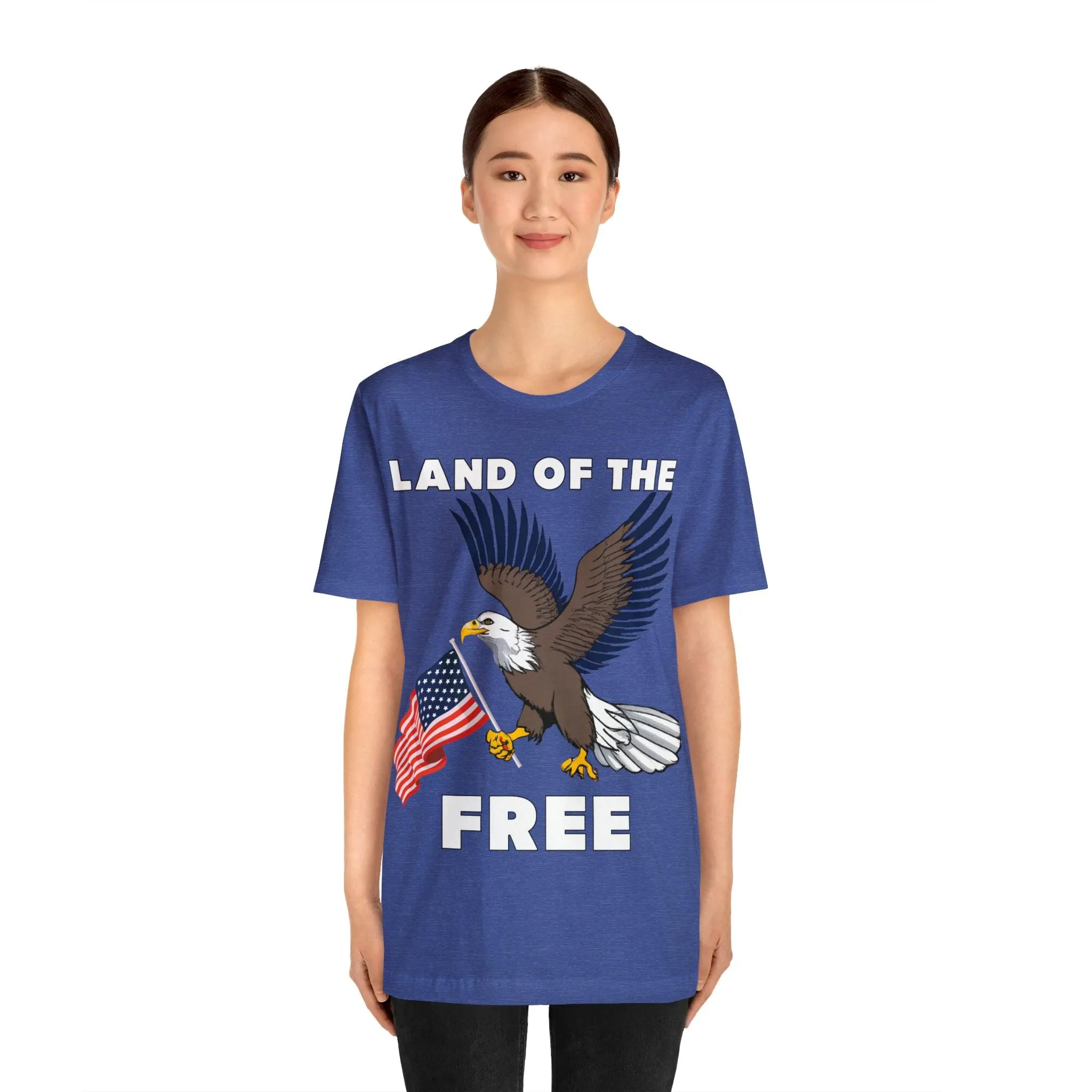 "Land of the Free, Home of the Brave: Celebrate Independence Day with Patriotic Shirts, Flag shirt - Freedom, Fireworks, and More